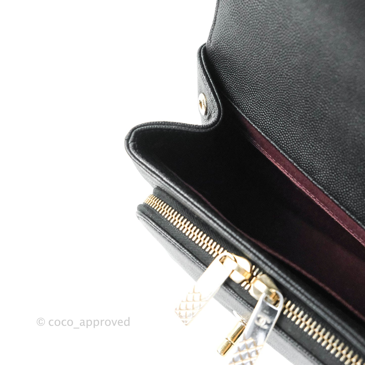 Chanel Quilted Small Business Affinity Flap Black Caviar Gold Hardware