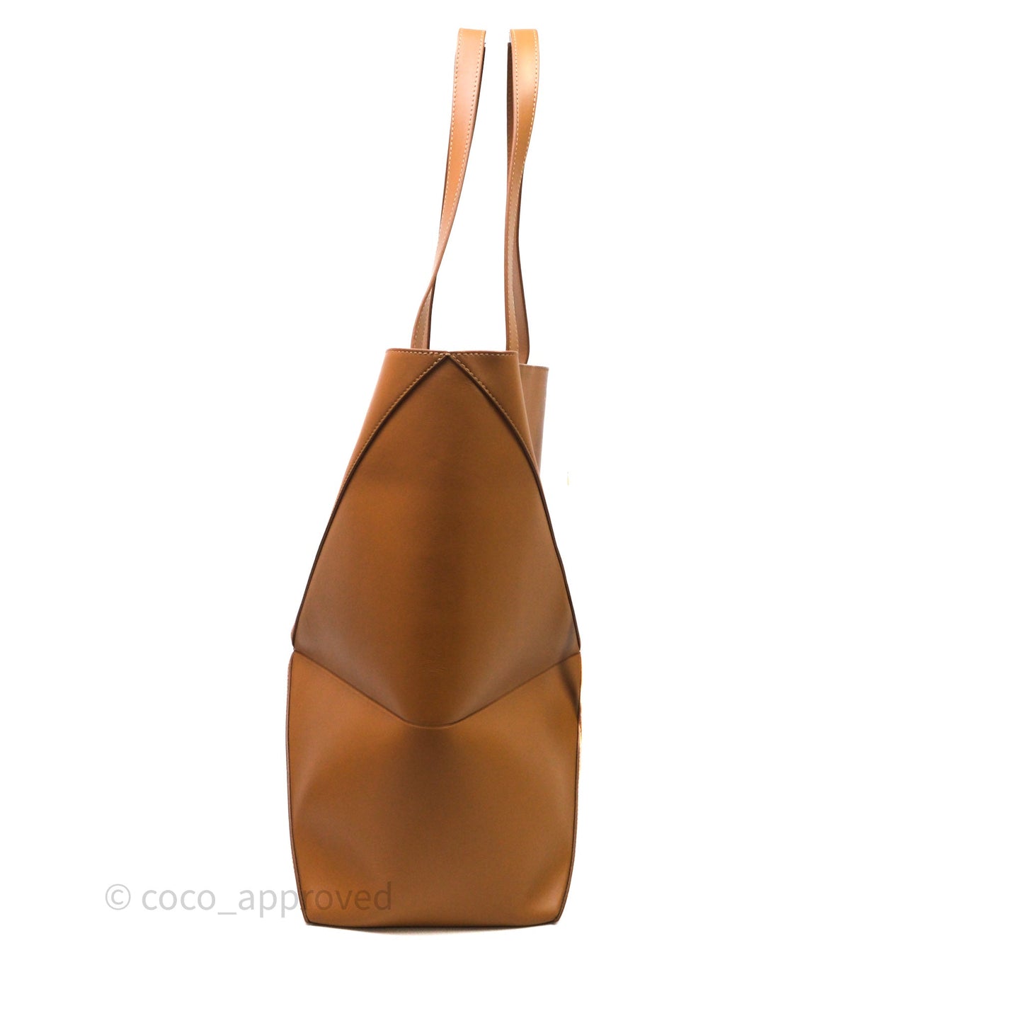 Loewe Puzzle Fold XL Warm Desert Leather Tote Bag
