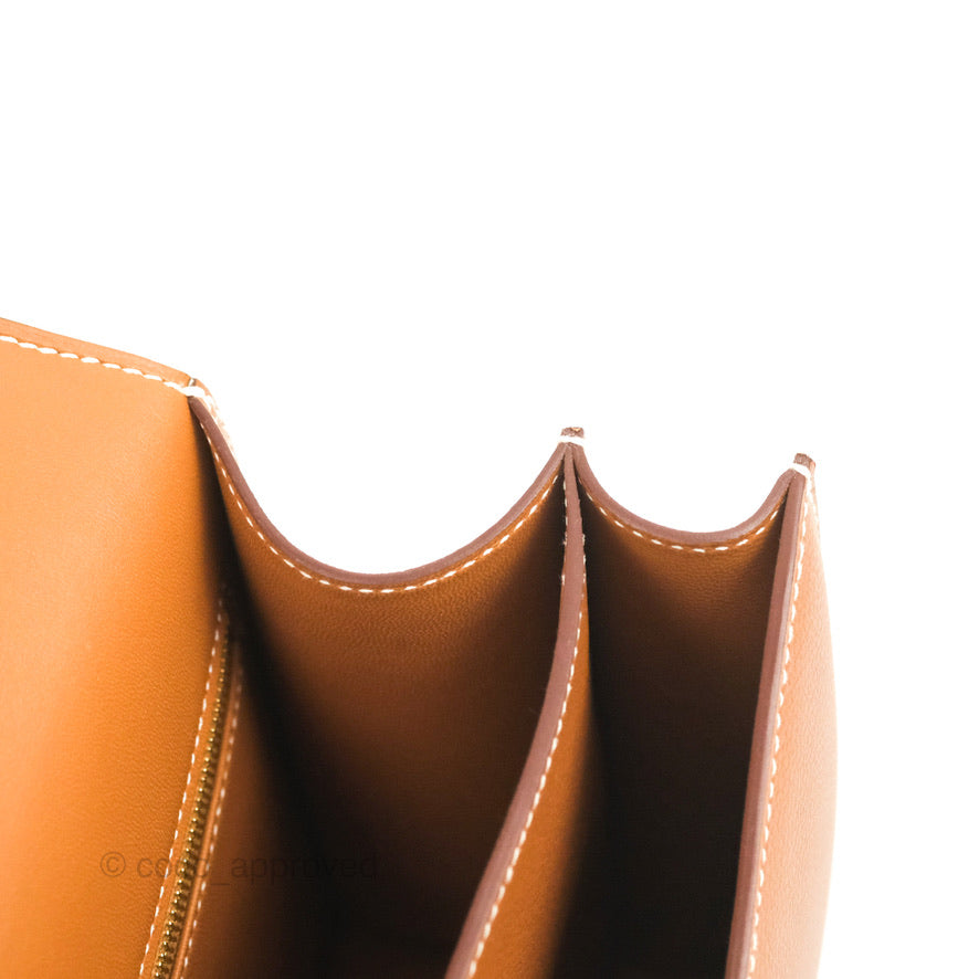 Hermès Constance 24 Gold Evercolor Gold Hardware