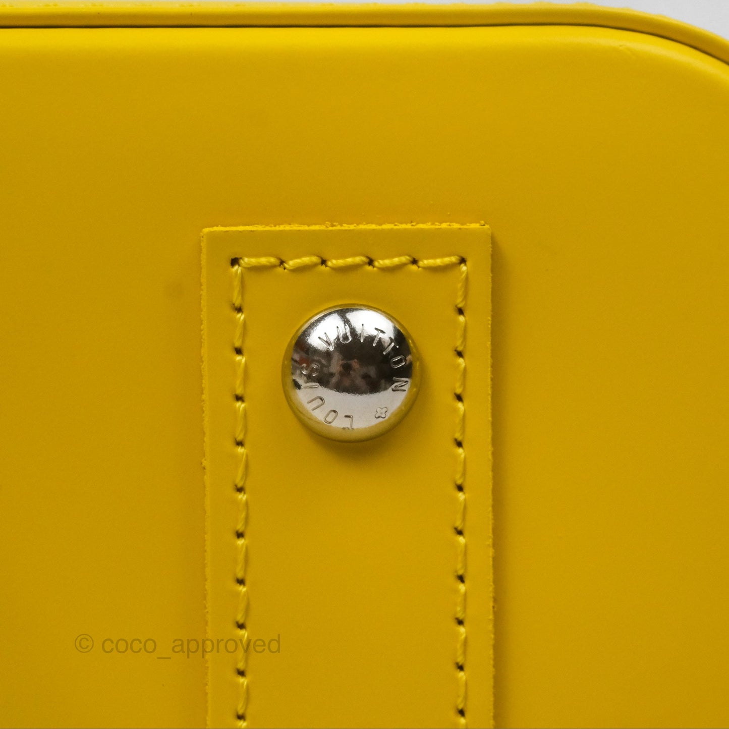 Louis Vuitton x Yayoi Kusama Epi Alma BB Infinity Dots Yellow