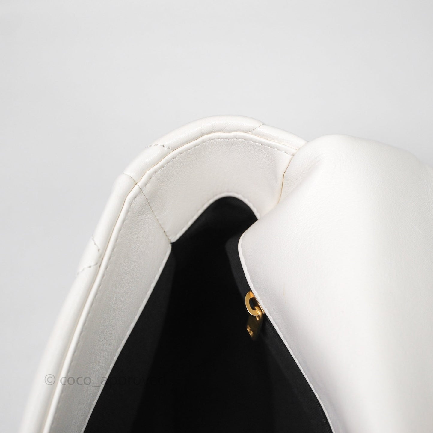 Chanel 19 Medium White Mixed Hardware