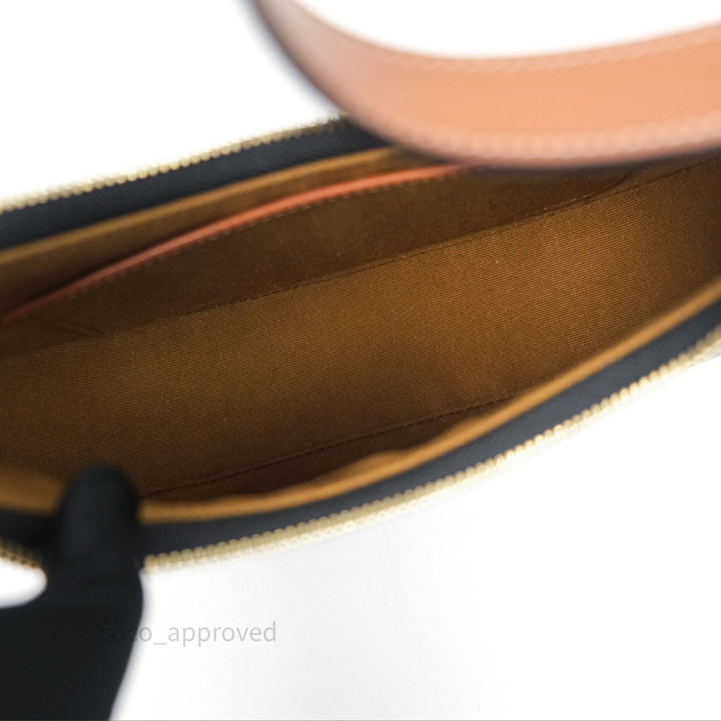Celine Ava Bag In Triomphe Canvas Calfskin Tan