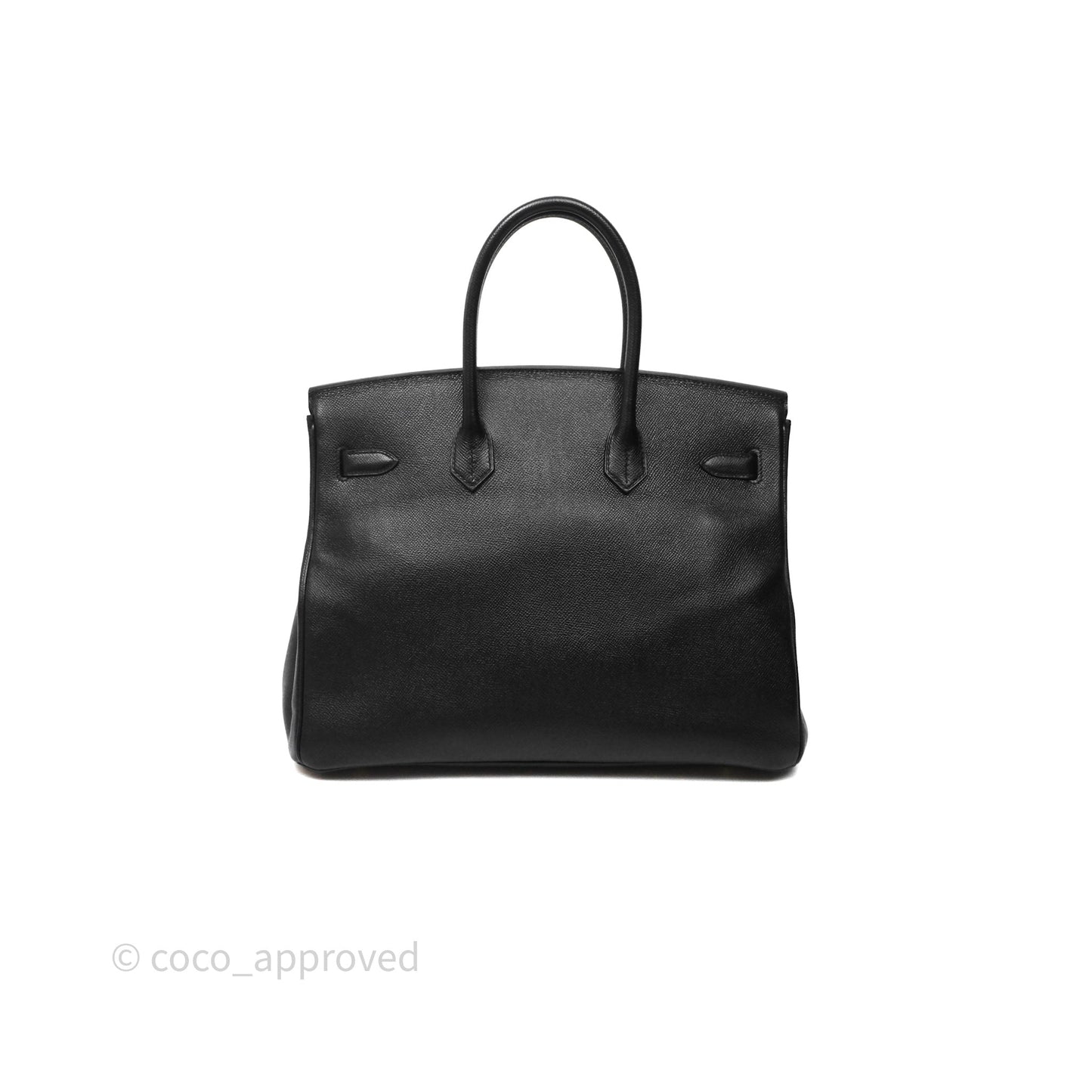 Hermès Birkin 35 Black Noir 89 Epsom Gold Hardware