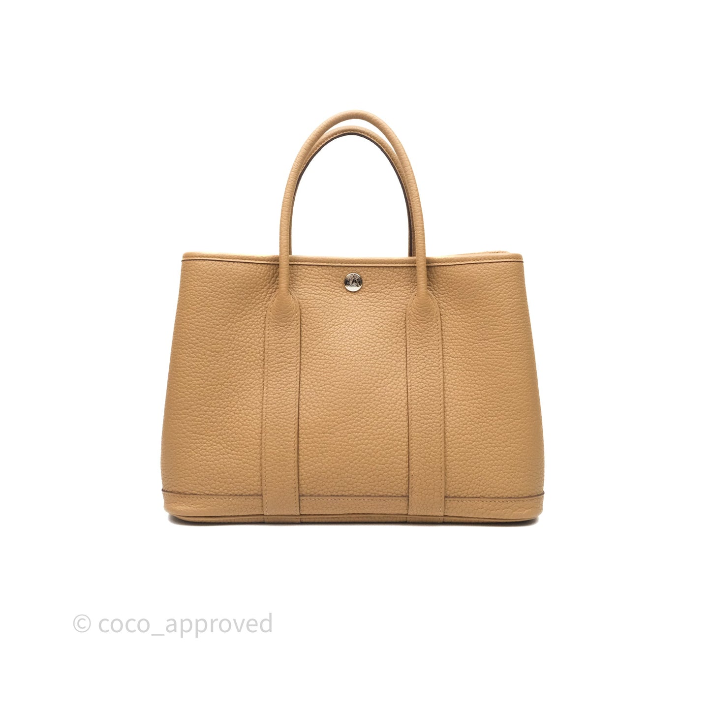 Hermès Garden Party 30 Biscuit 48 Negonda Palladium Hardware