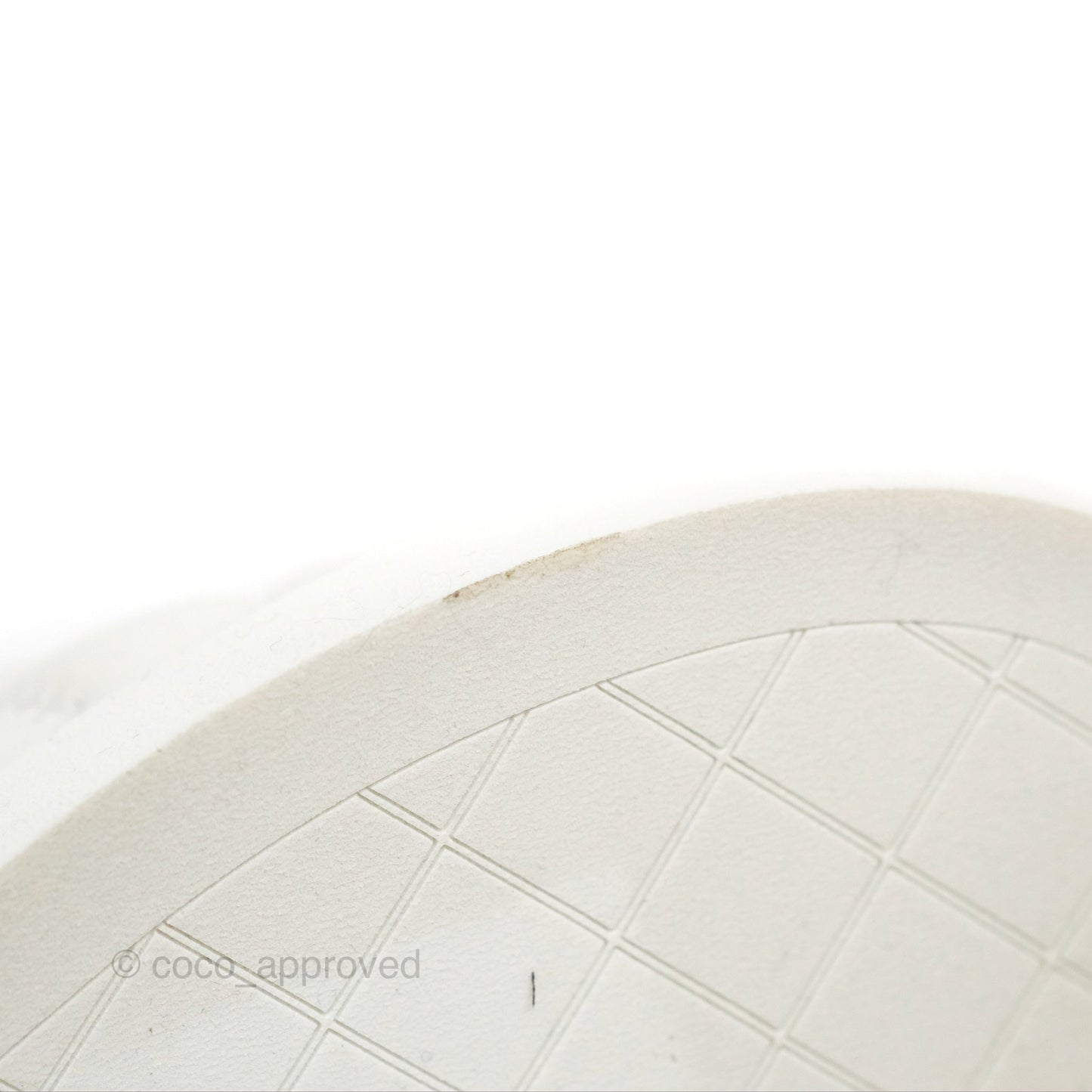 Chanel White Slippers