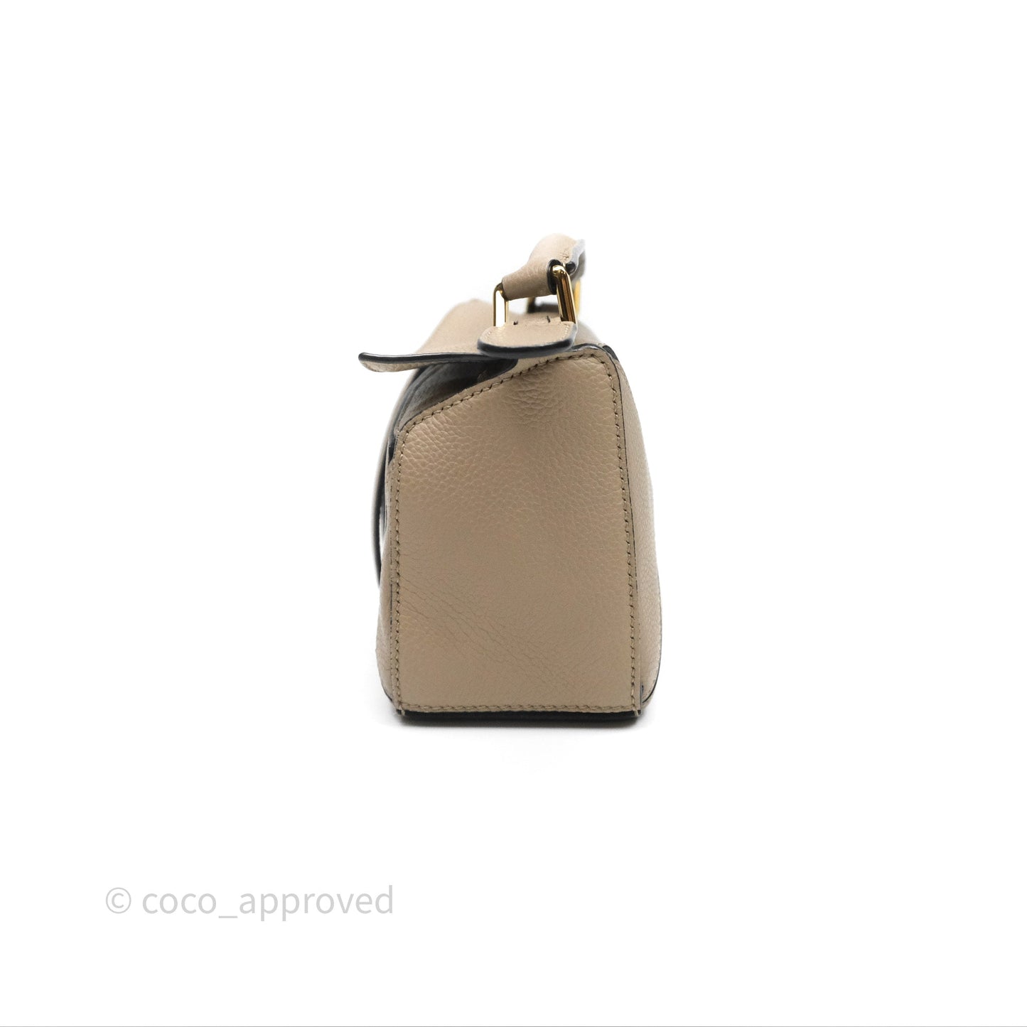Loewe Mini Puzzle Bag Beige Calfskin