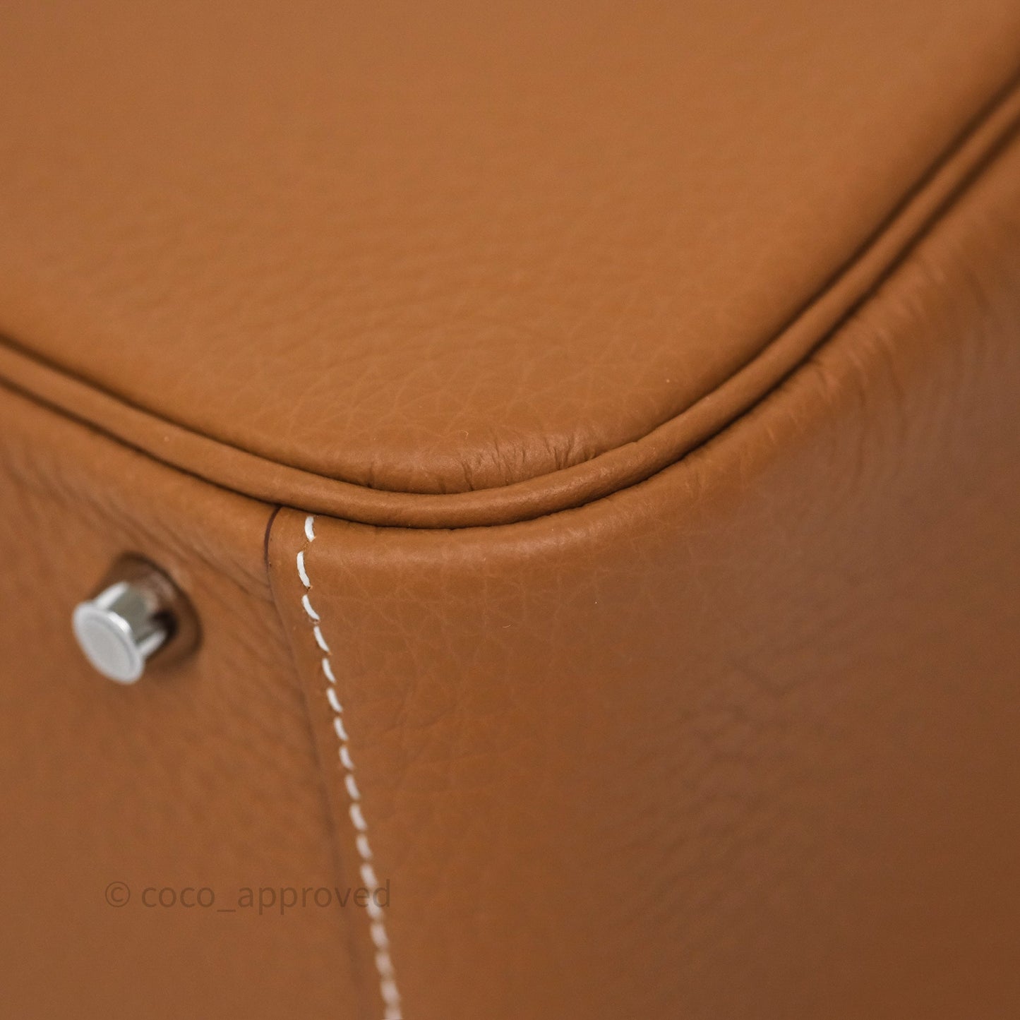 Hermès Mini Lindy II 20 Gold 37 Clemence Gold Hardware