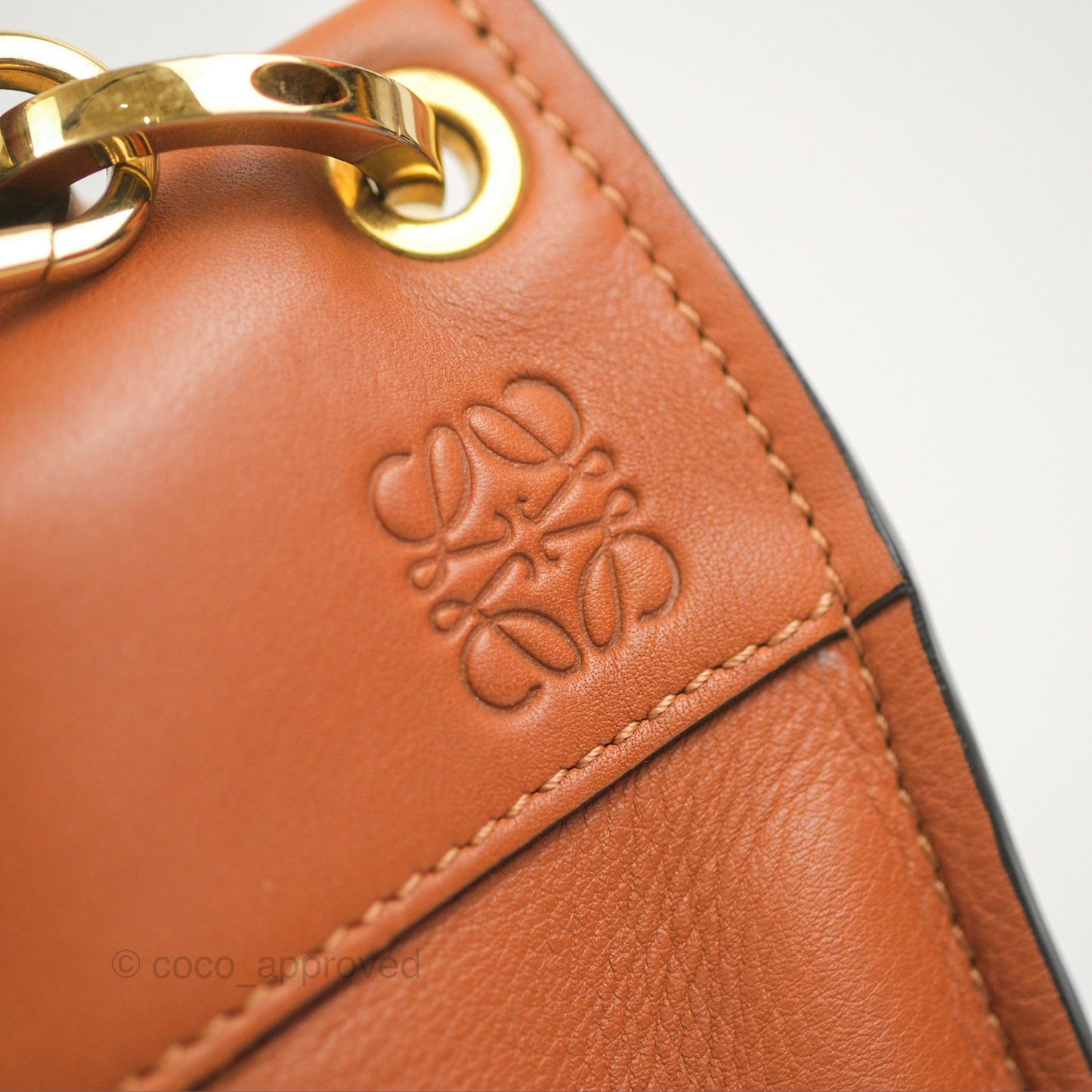 Loewe Large Fortune Hobo Tan Calfskin