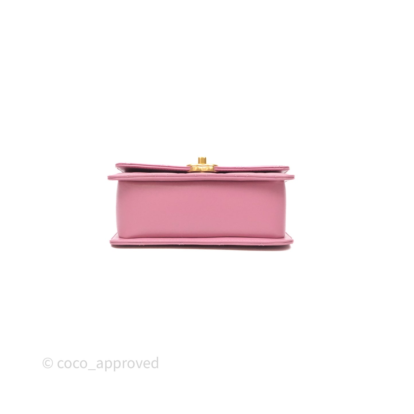 Chanel Quilted Mini Perfect Fit Adjustable Pink Calfskin Gold Hardware