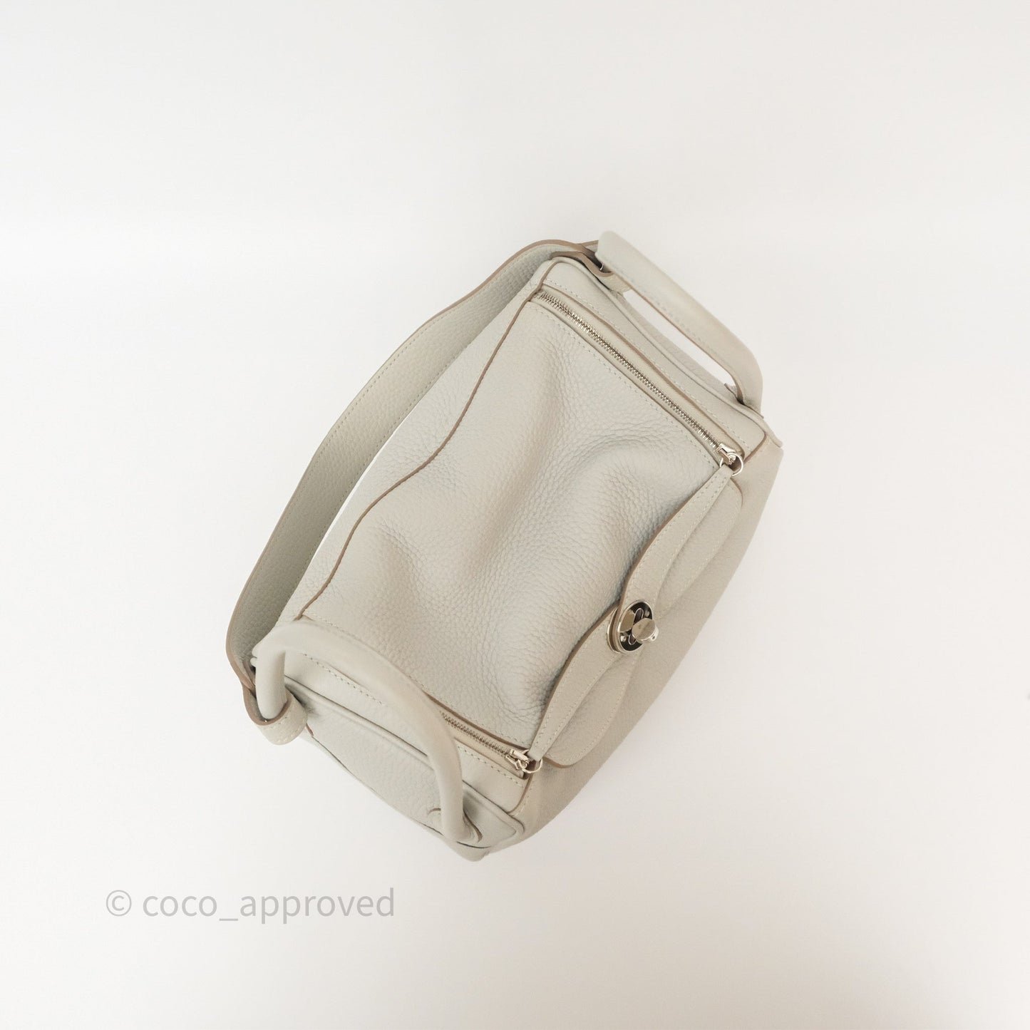 Hermès Lindy 26 Gris Perle 80 Clemence Palladium Hardware