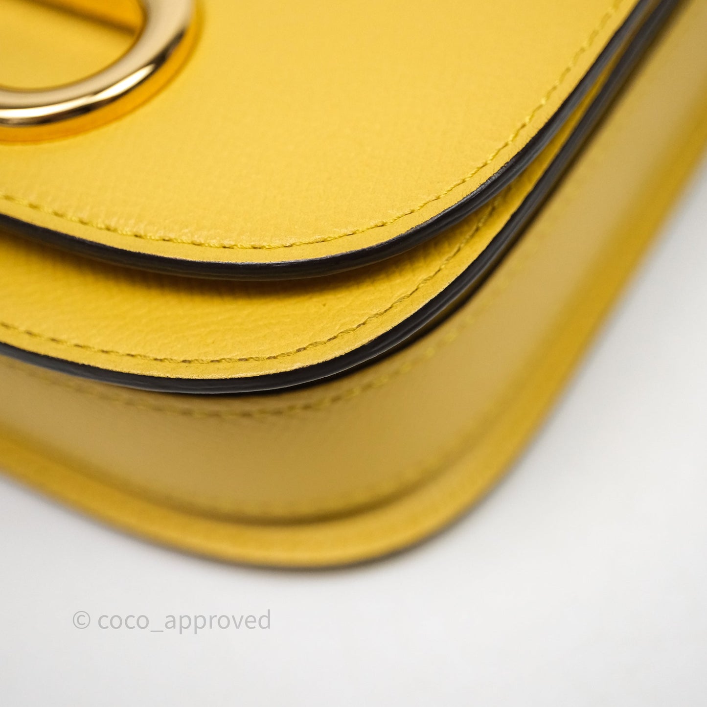 Delvaux Small Lingot Bag Pollen Alpina Calfskin Gold Hardware