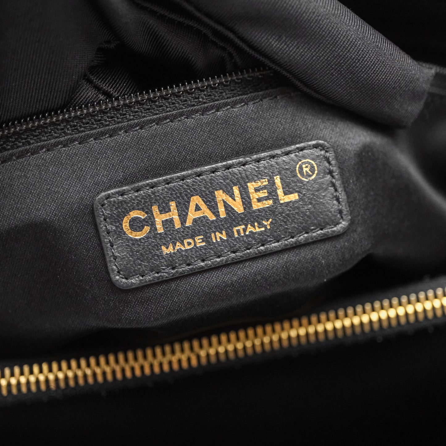 Chanel GST Black Caviar Gold Hardware