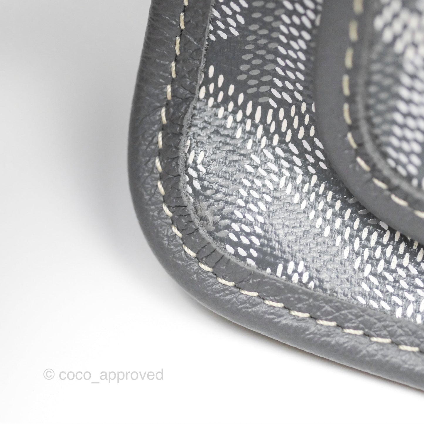 Goyard Plumet Pocket Wallet Grey Goyardine Canvas