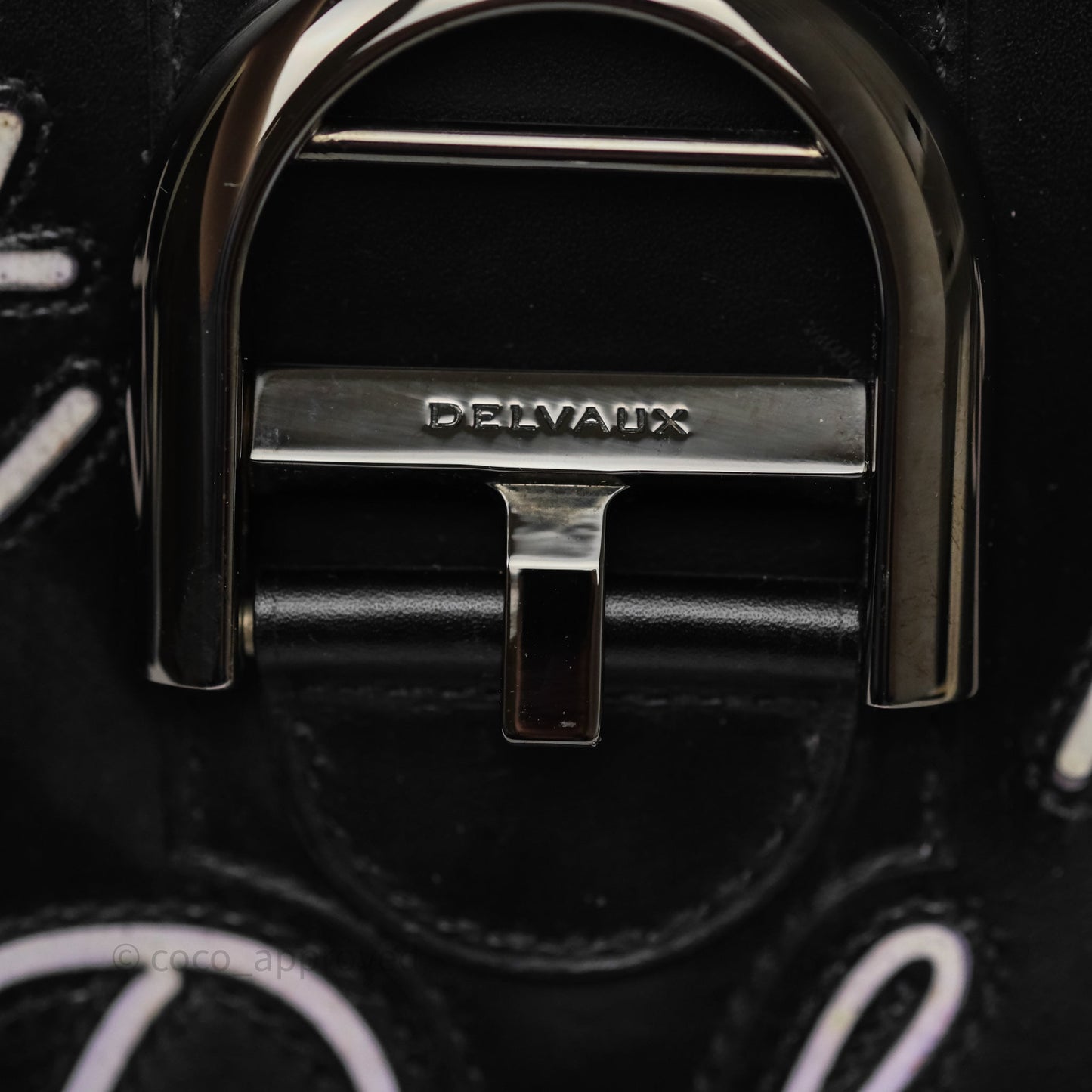 Delvaux Brillant L'Humour MM Black Calfskin