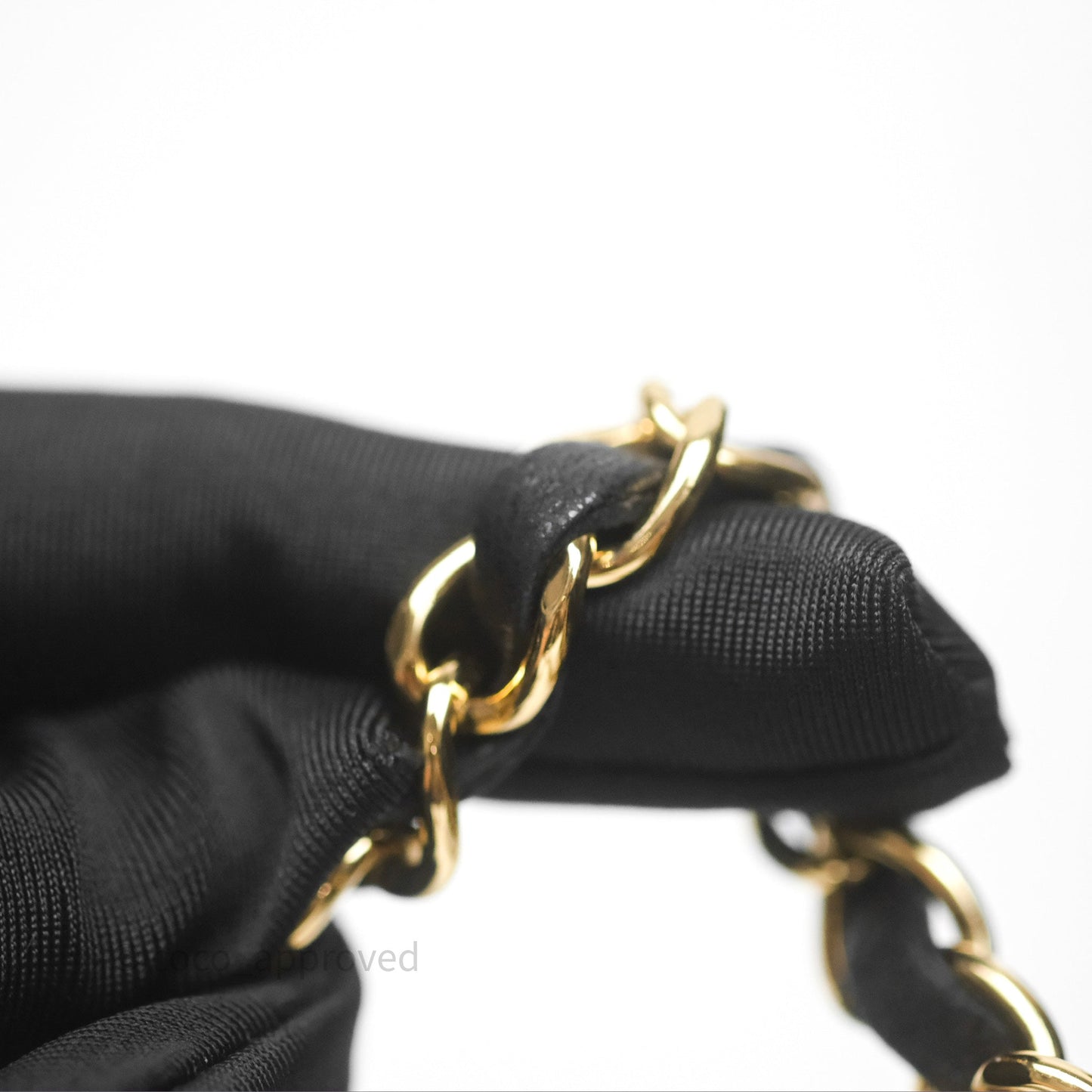 Chanel Classic M/L Medium Flap Quilted Black Lambskin Gold Hardware