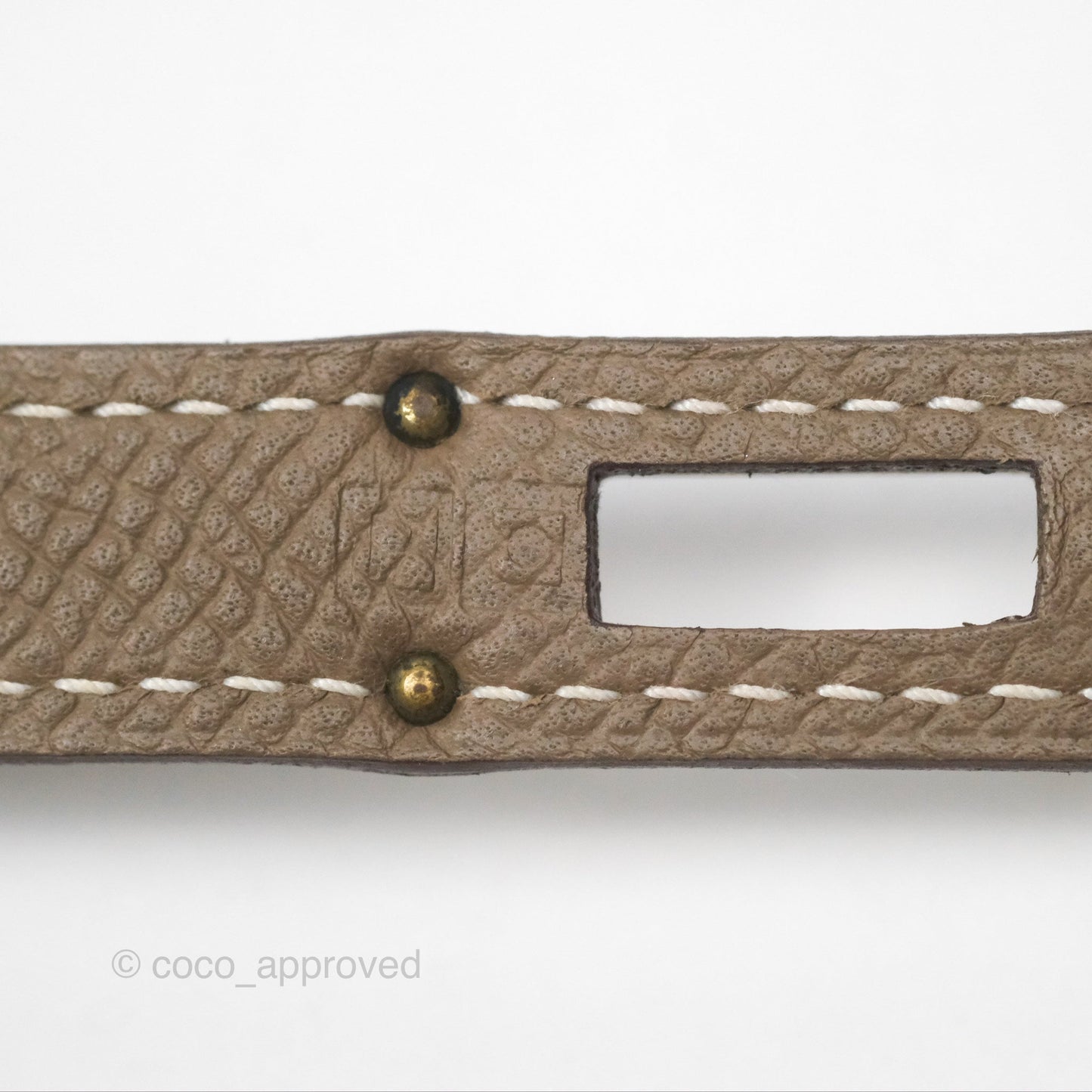 Hermès Kelly Wallet Etoupe Epsom Palladium Hardware