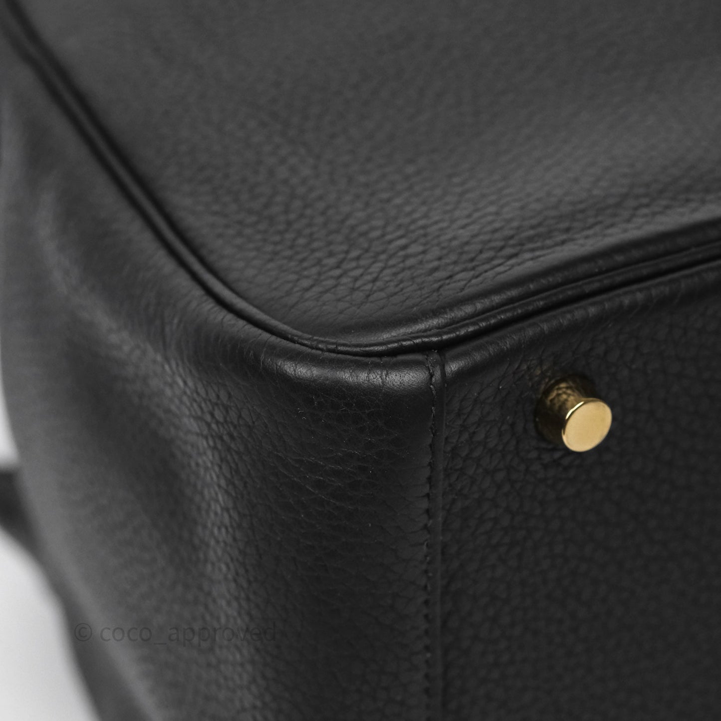 Hermès Lindy 30 Black Noir 89 Clemence Gold Hardware