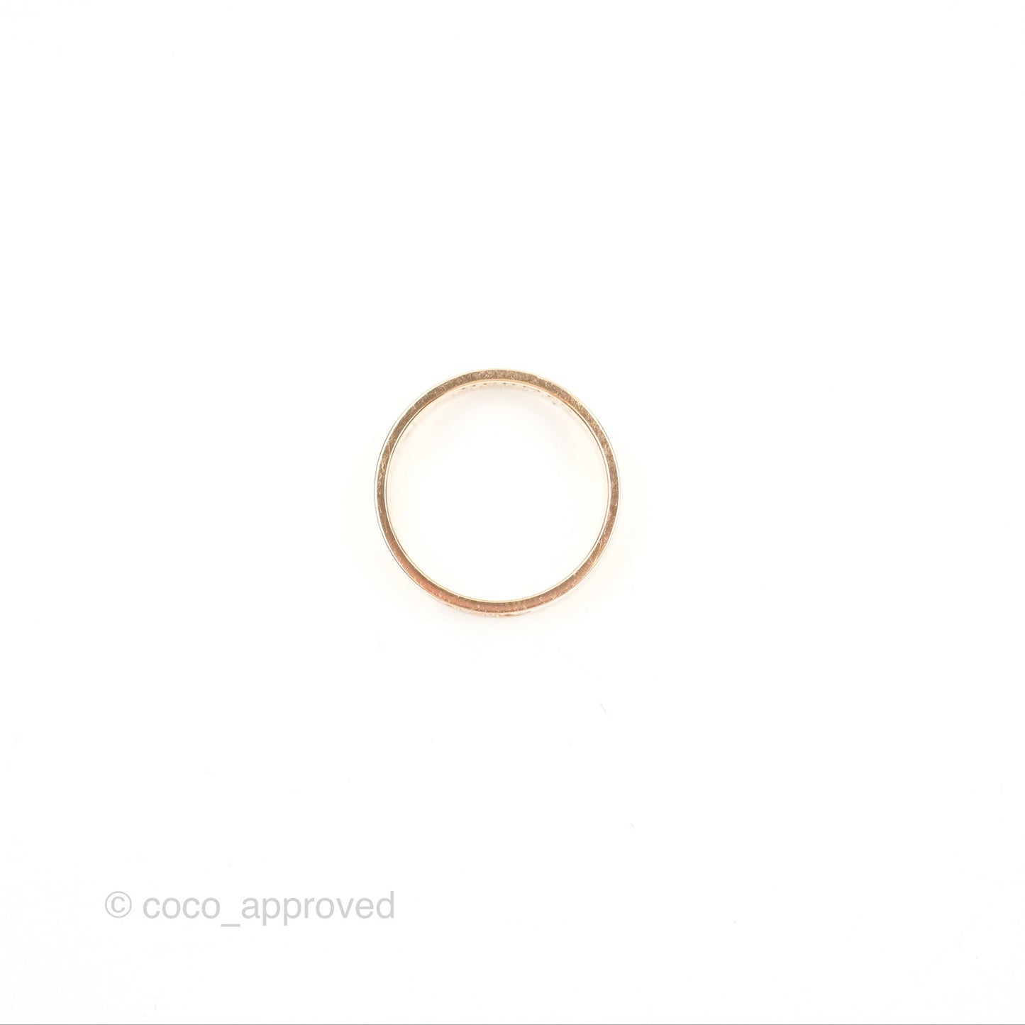 Hermès H d'ancre Ring PM Rose Gold Diamond