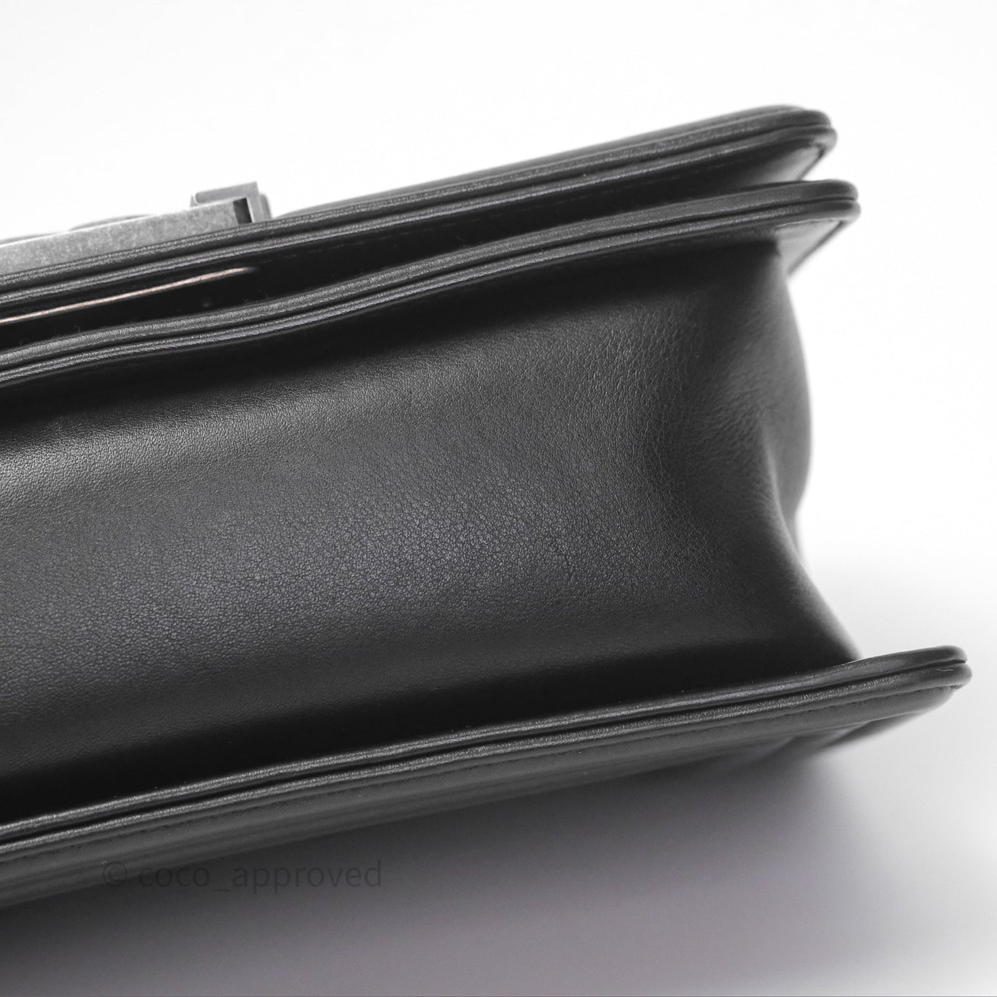 Chanel Small Boy Black Lambskin Ruthenium Hardware