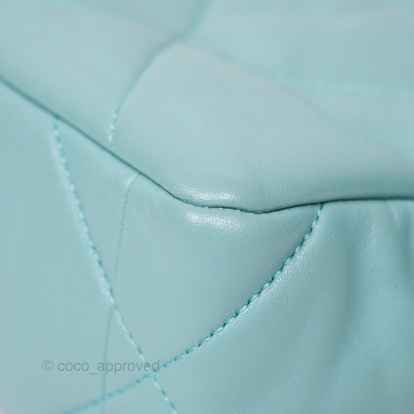 Chanel 19 Small Tiffany Blue Mixed Hardware