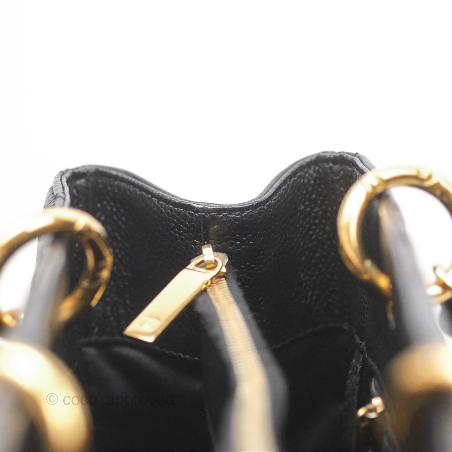 Chanel GST Black Caviar Gold Hardware