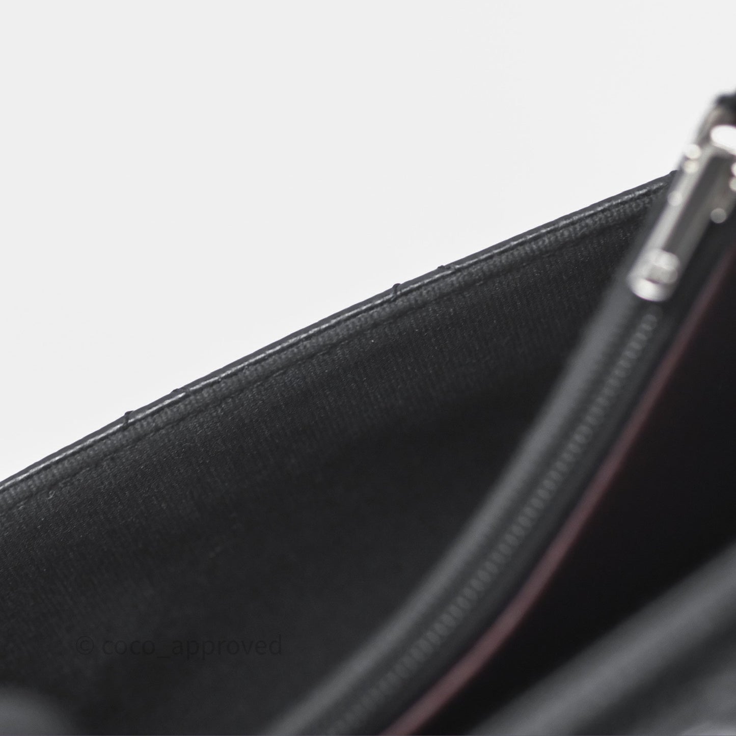 Chanel Quilted WOC Black Caviar Silver Hardware
