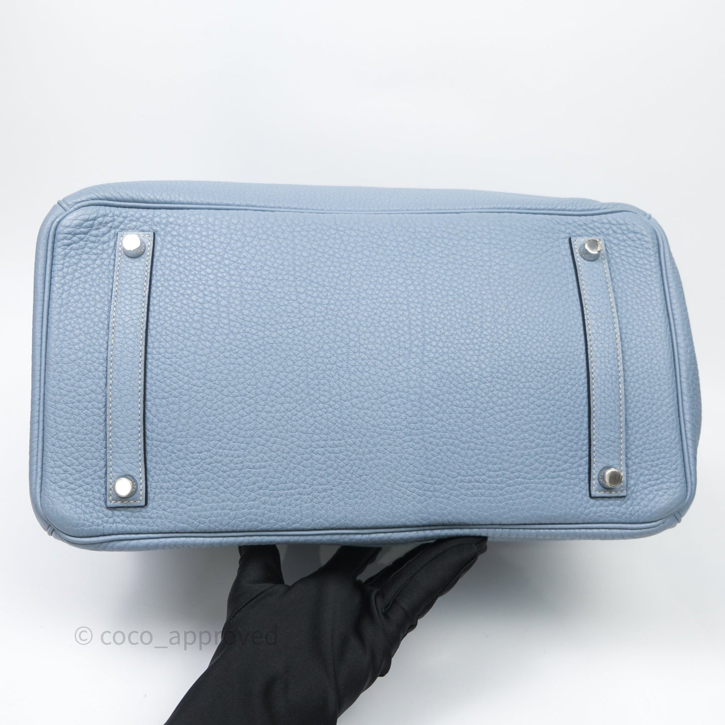 Hermès Birkin 35 Blue Ciel Togo Palladium Hardware