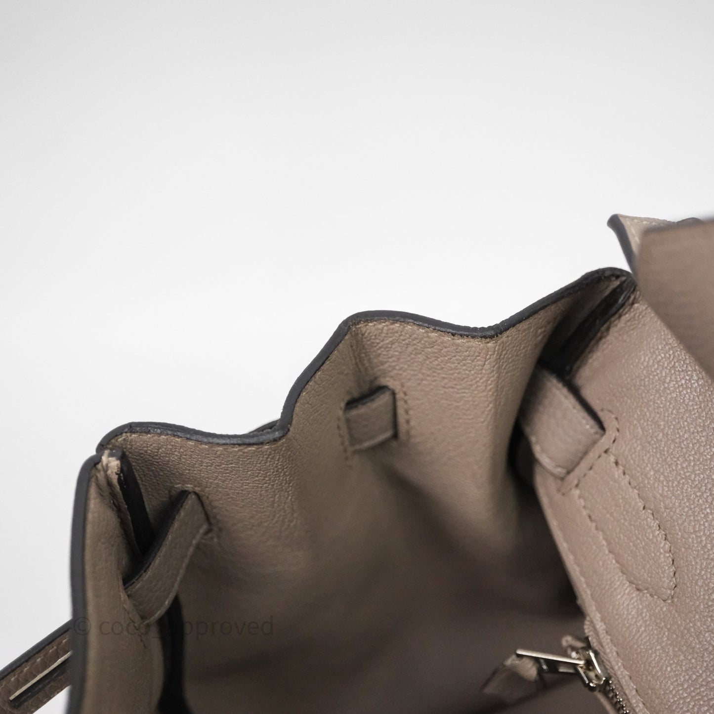 Hermès Birkin 30 Gris Asphalt M8 Togo Palladium Hardware