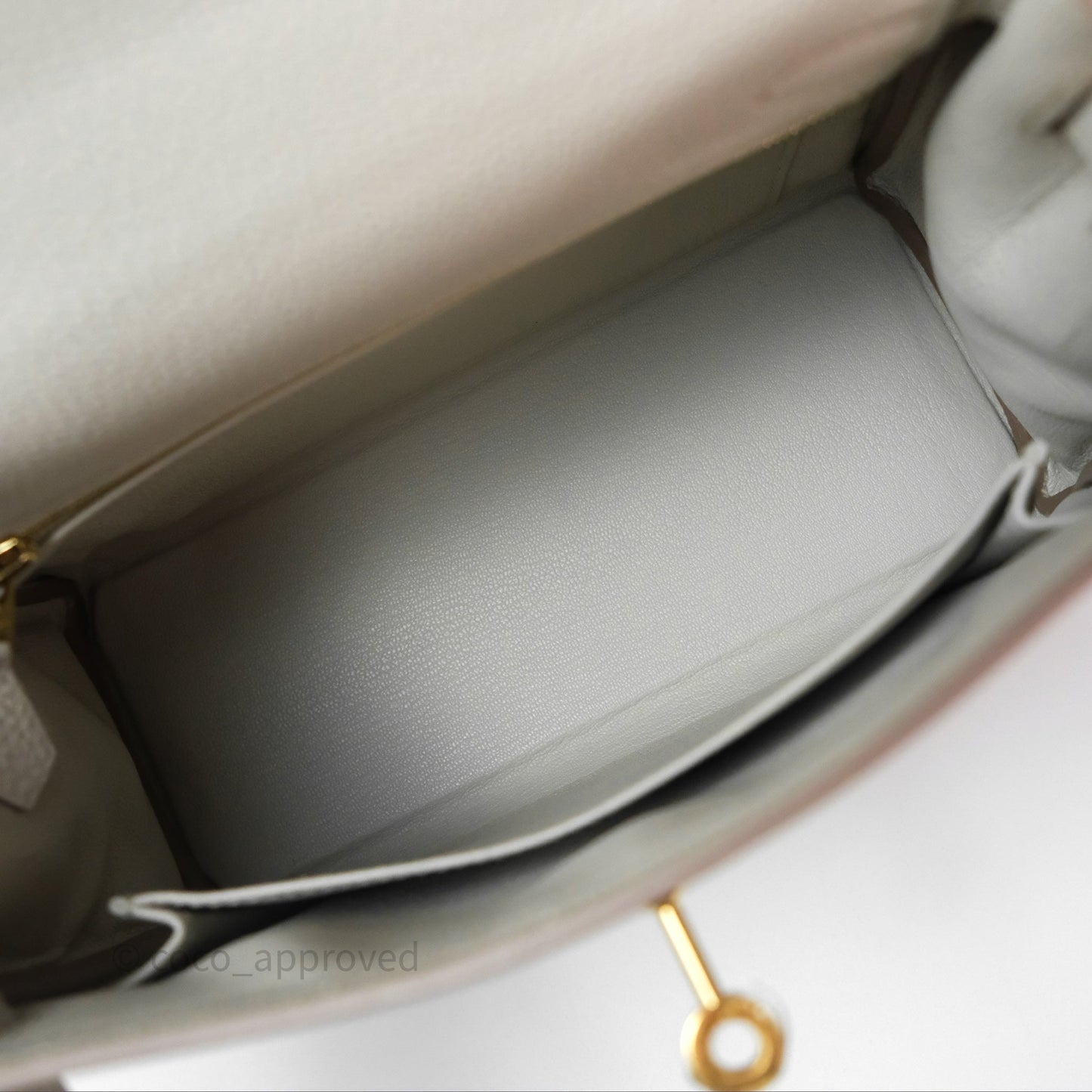 Hermès Retourne Kelly 25 Beton 8L Togo Gold Hardware