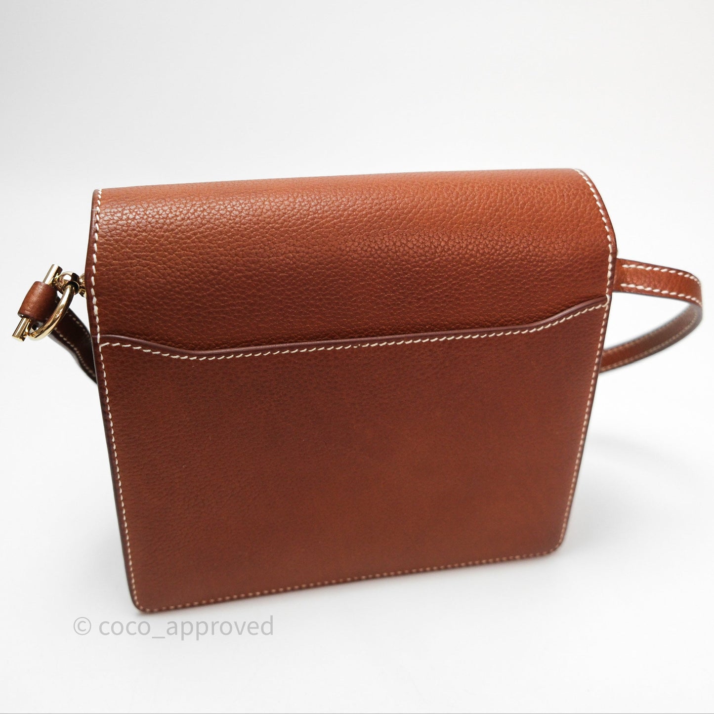 Hermès Roulis Mini Fauve 34 Barenia Gold Hardware