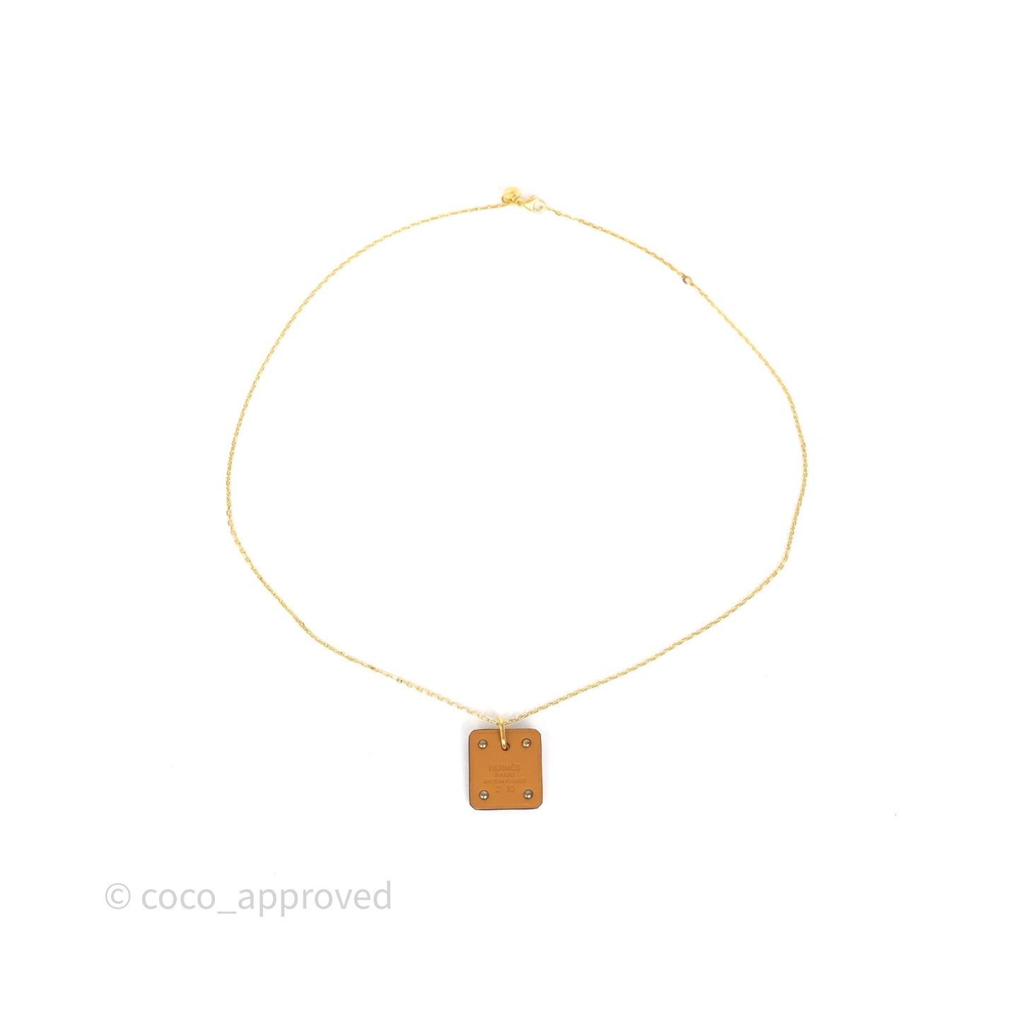 Hermès As De Coeur Necklace