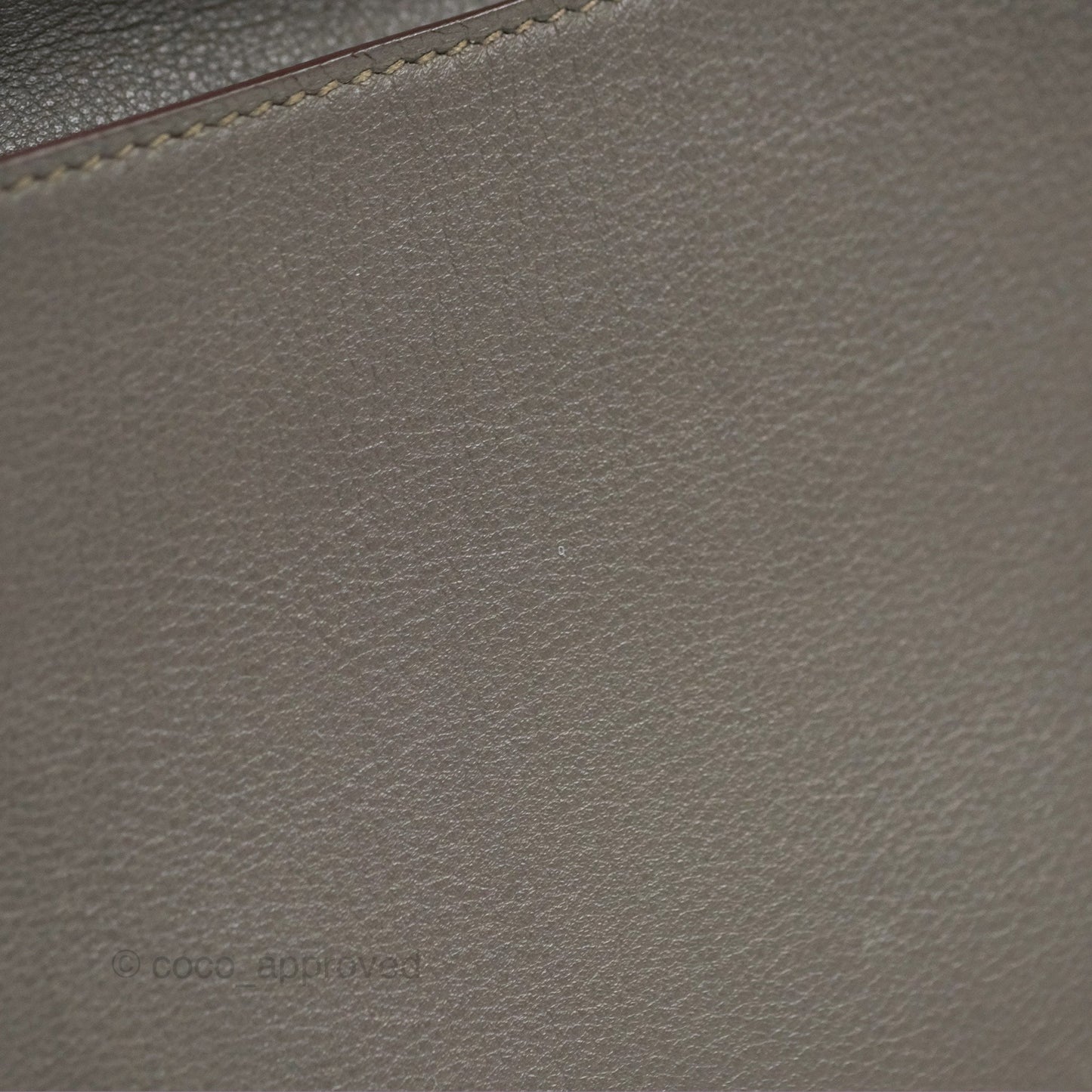 Hermes Kelly Cut Clutch Pochette Gris Asphalt M8 Swift Palladium Hardware