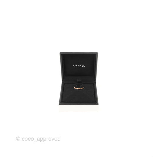 Chanel Coco Crush Ring 18K Beige Gold Size 57