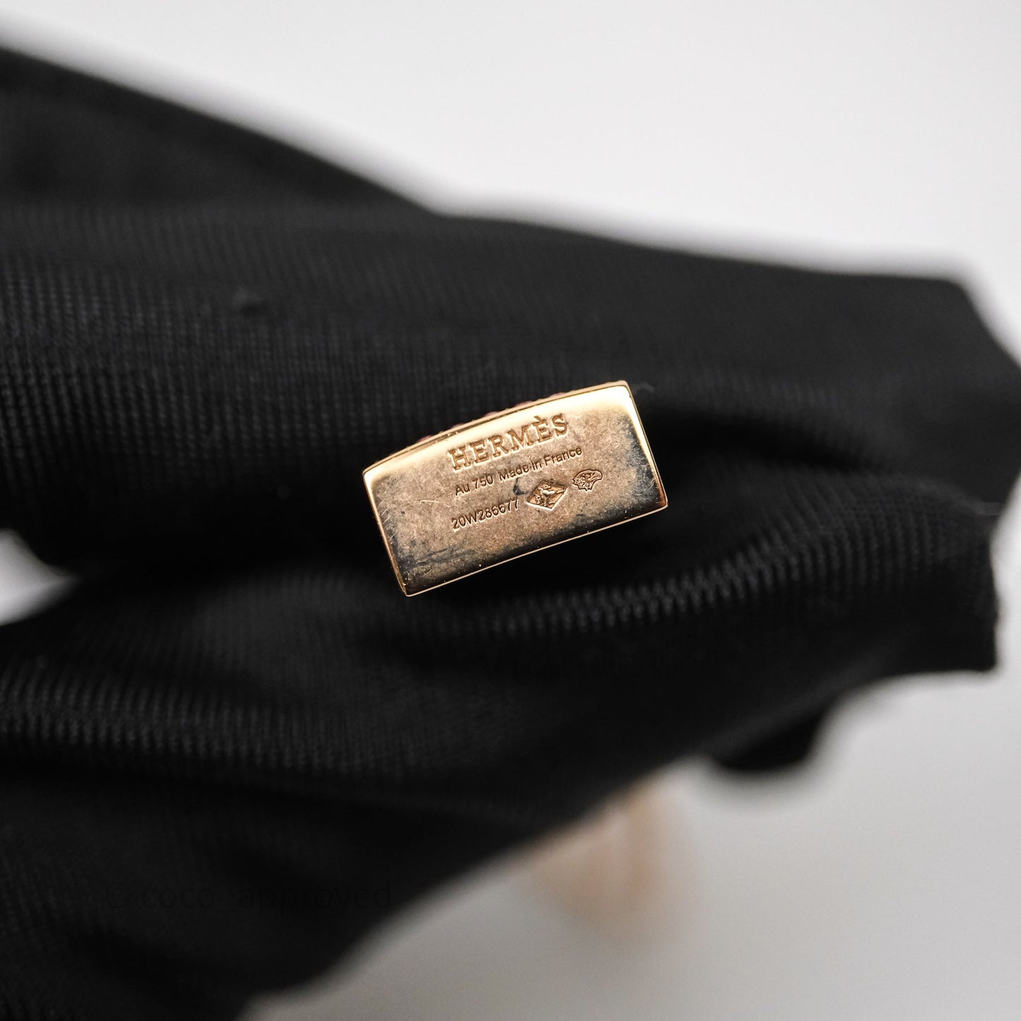 Hermès Kelly Amulettes Pink Diamonds Pendant Necklace Rose Gold