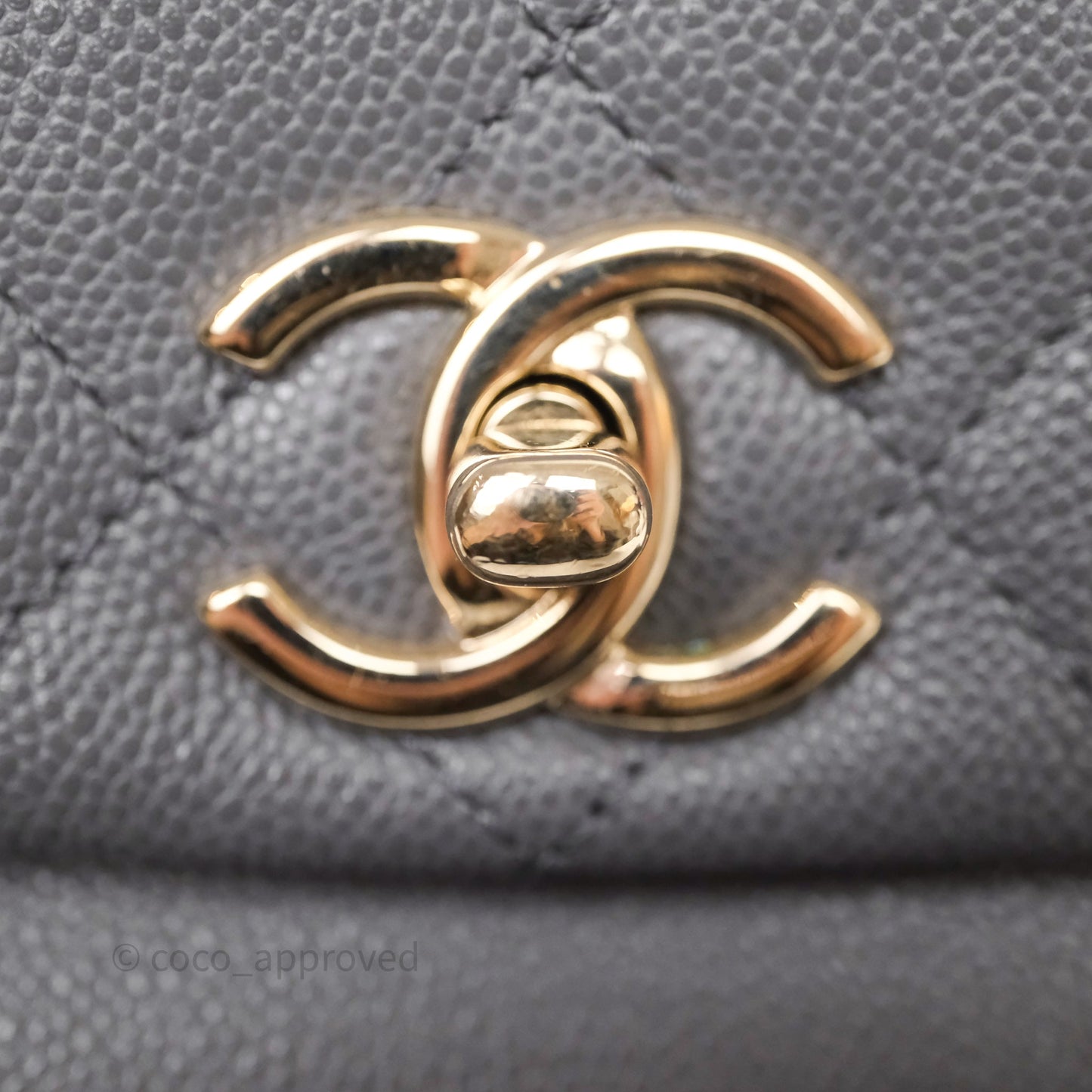 Chanel Small Duma Backpack Dark Grey Caviar Gold Hardware 23K