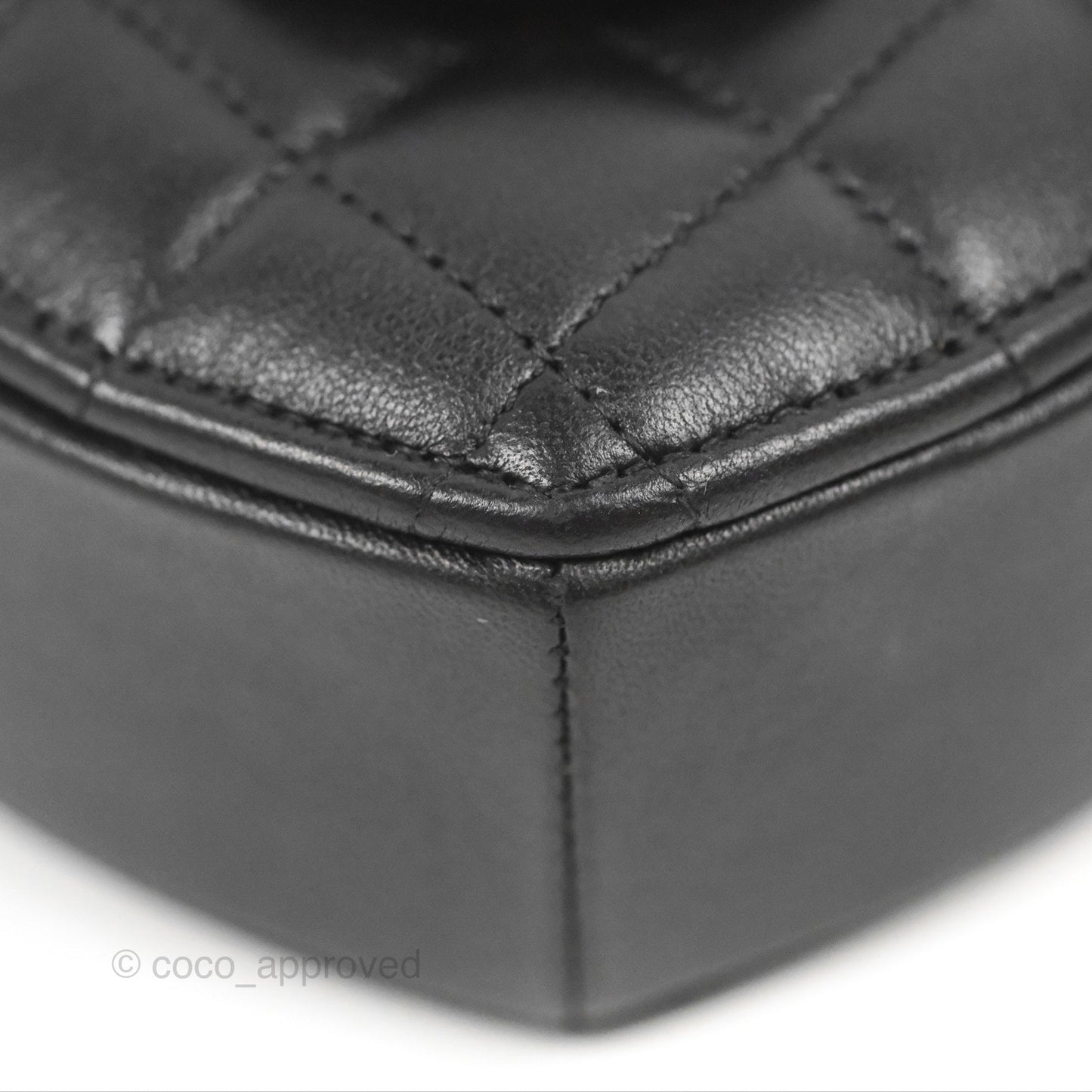 Chanel Small Heart Bag Black Lambskin Gold Hardware 22S