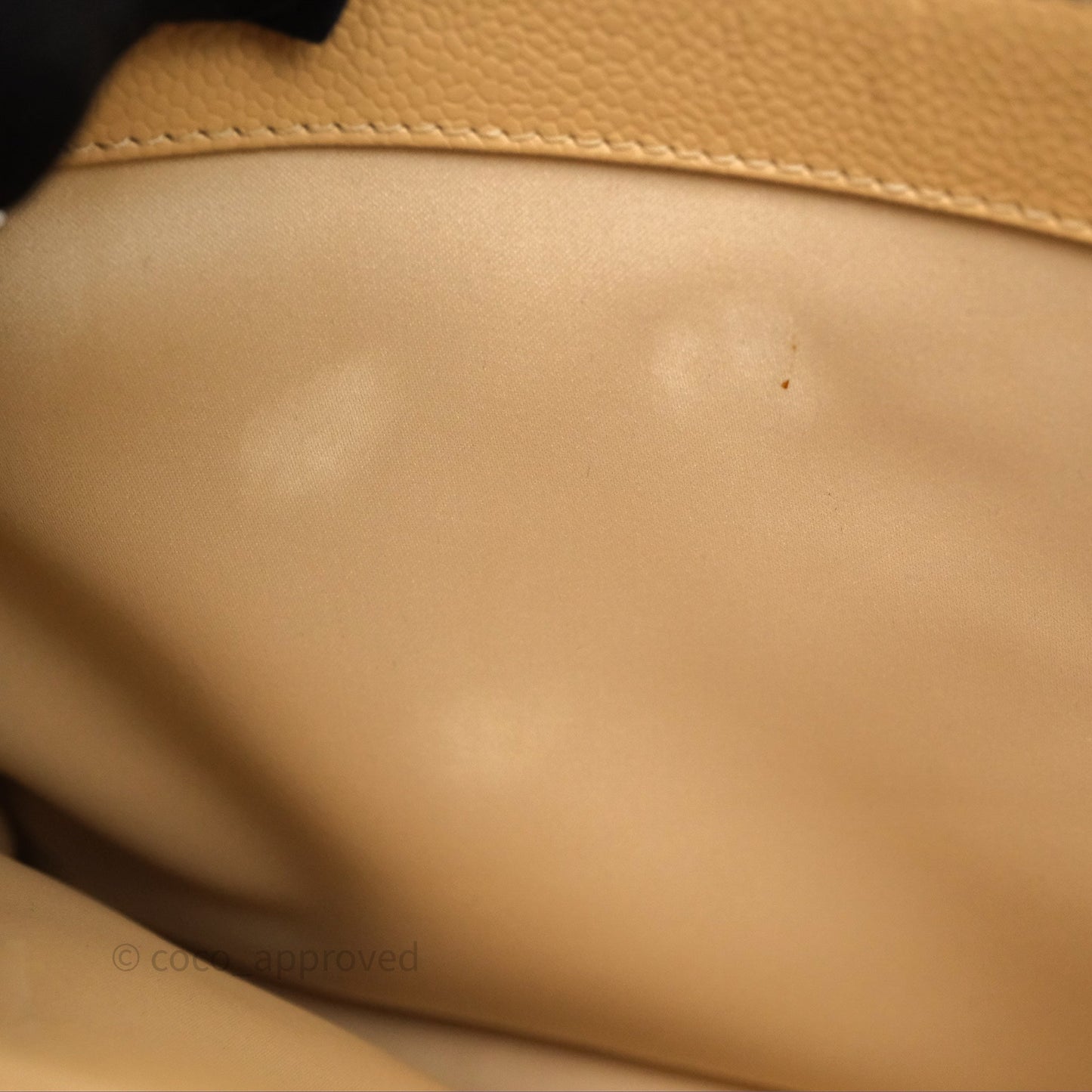 Chanel GST Beige Caviar Silver Hardware