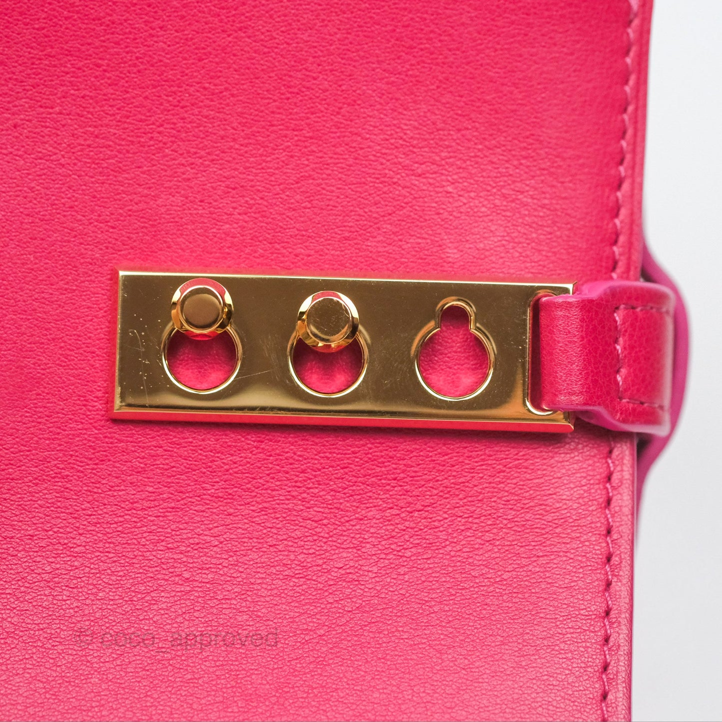 Delvaux Tempête Mini in Silky Calf Framboise