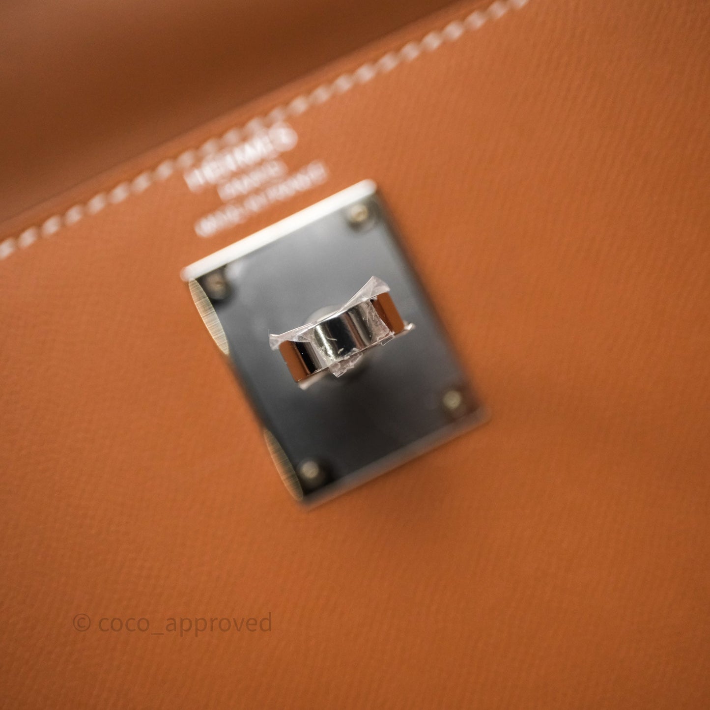 Hermes Kelly Elan Gold Madame Palladium Hardware