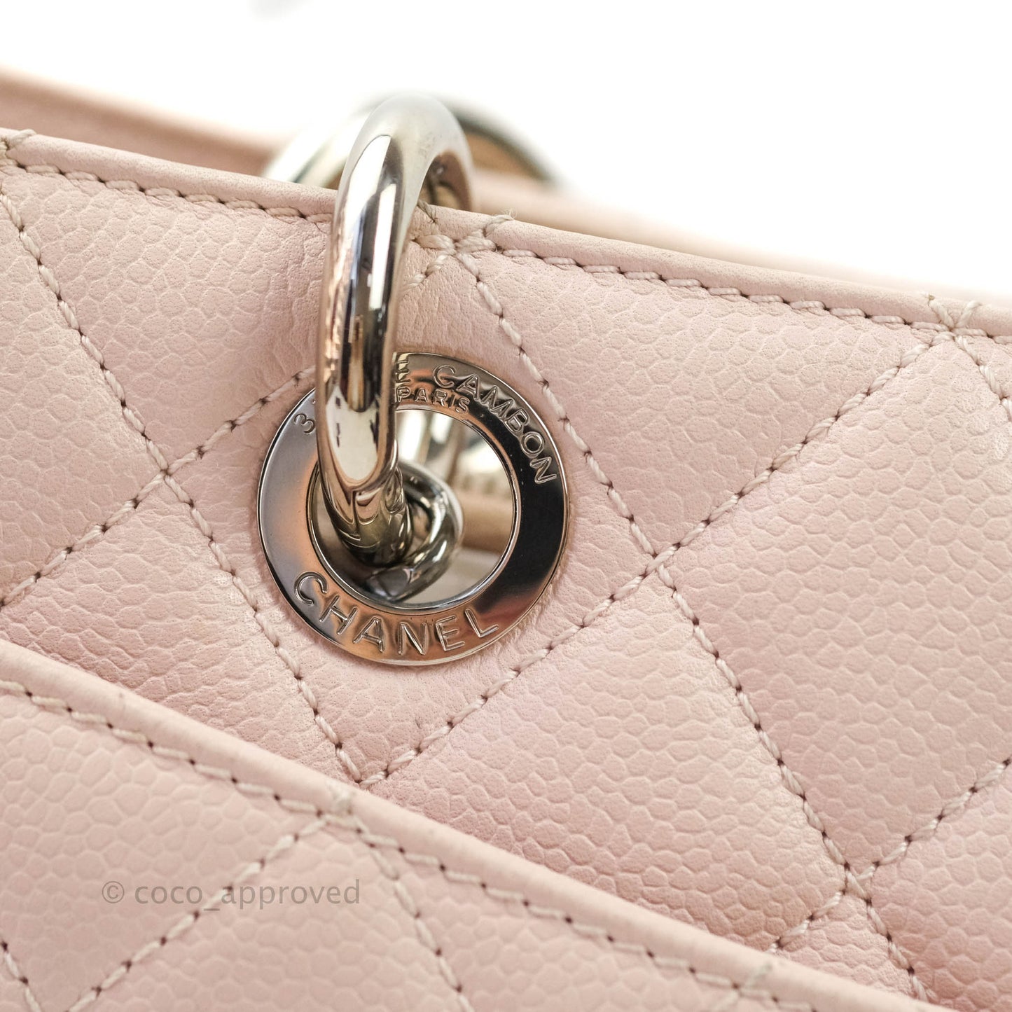 Chanel GST Pink Caviar Silver Hardware