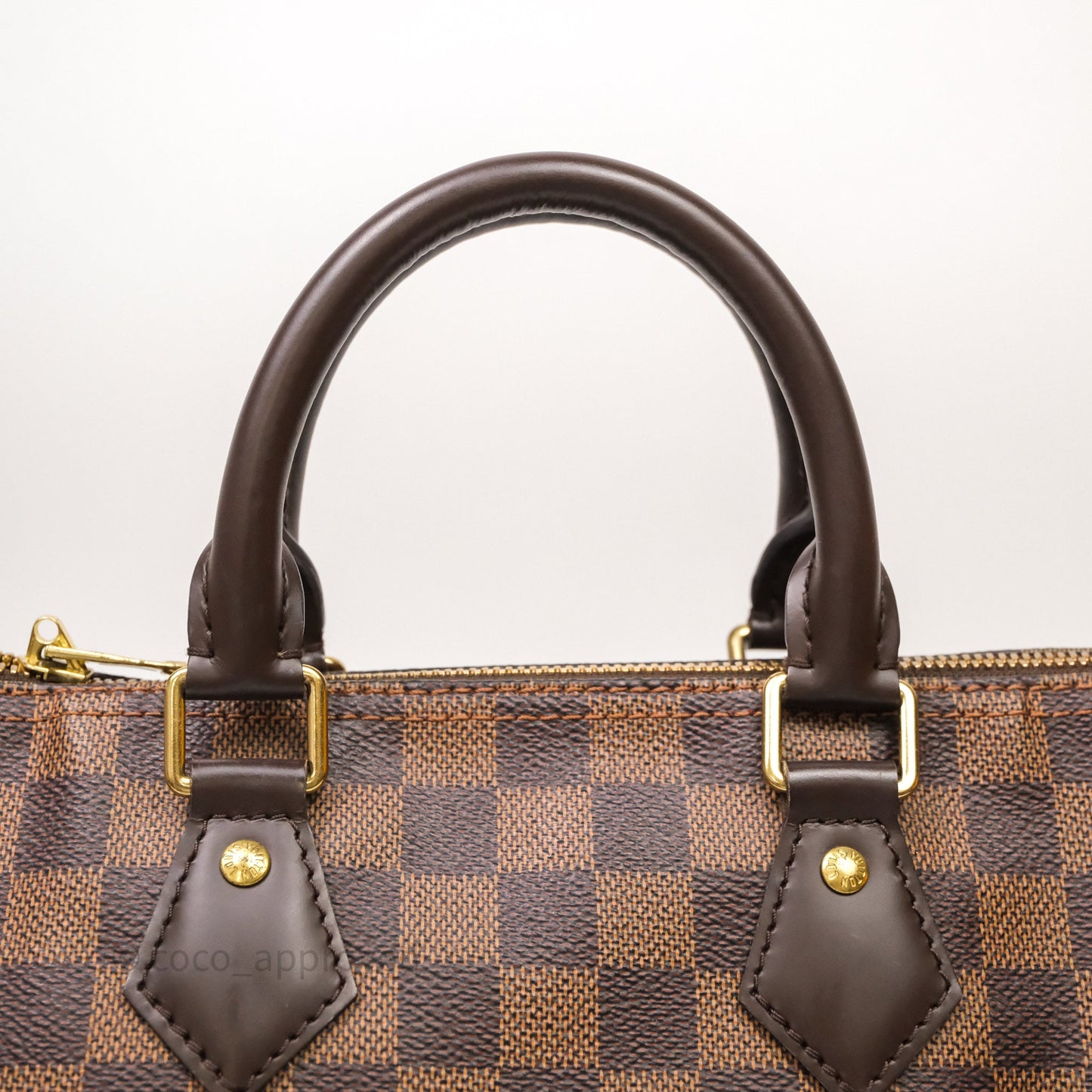 Louis Vuitton Speedy 25 Damier Canvas Gold Hardware