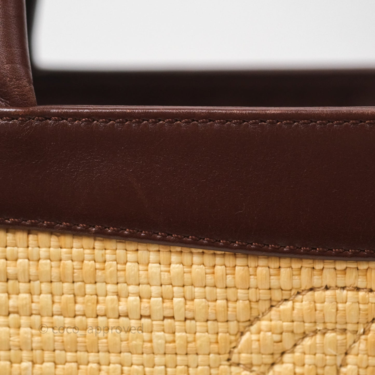 Chanel Vintage Rattan Tote Bag