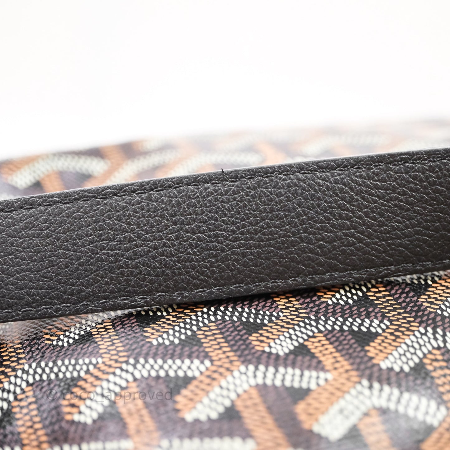 Goyard Bohème Hobo Bag Black Goyardine Canvas