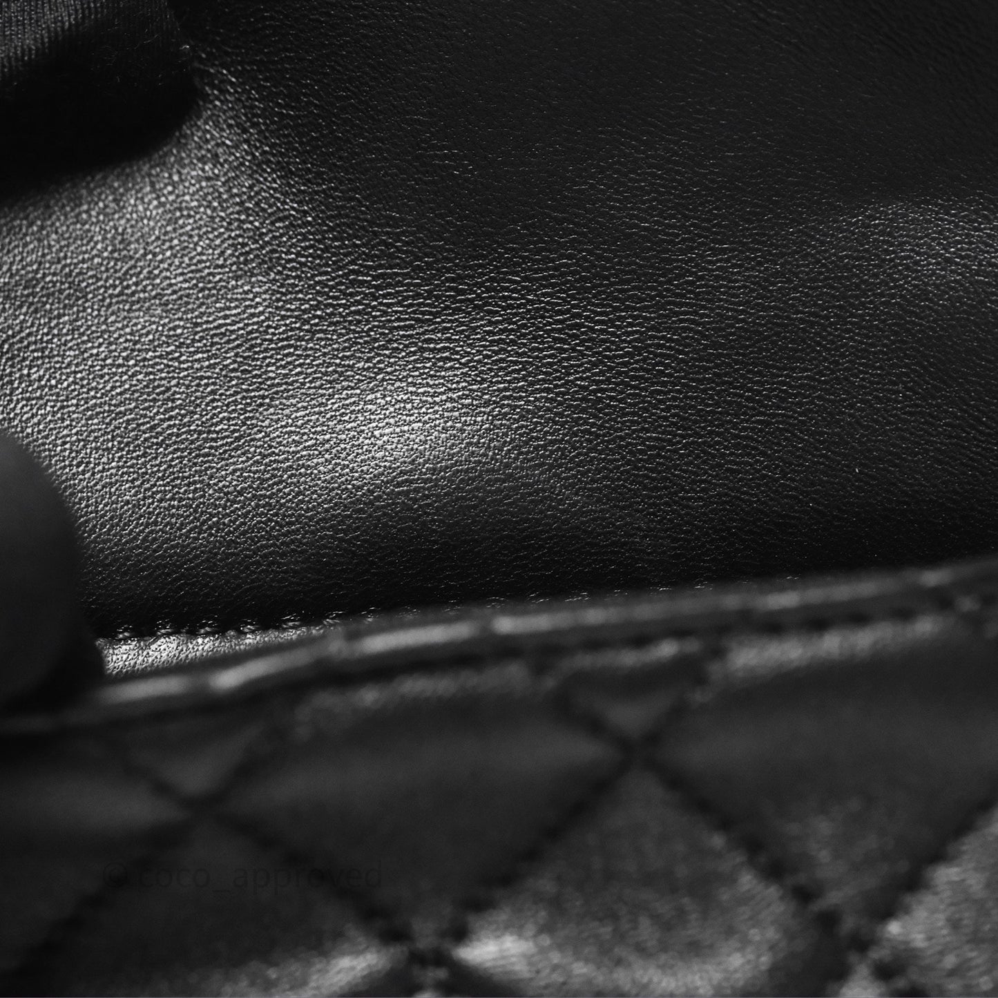 Chanel Small Duma Drawstring Backpack Black Lambskin Gold Hardware