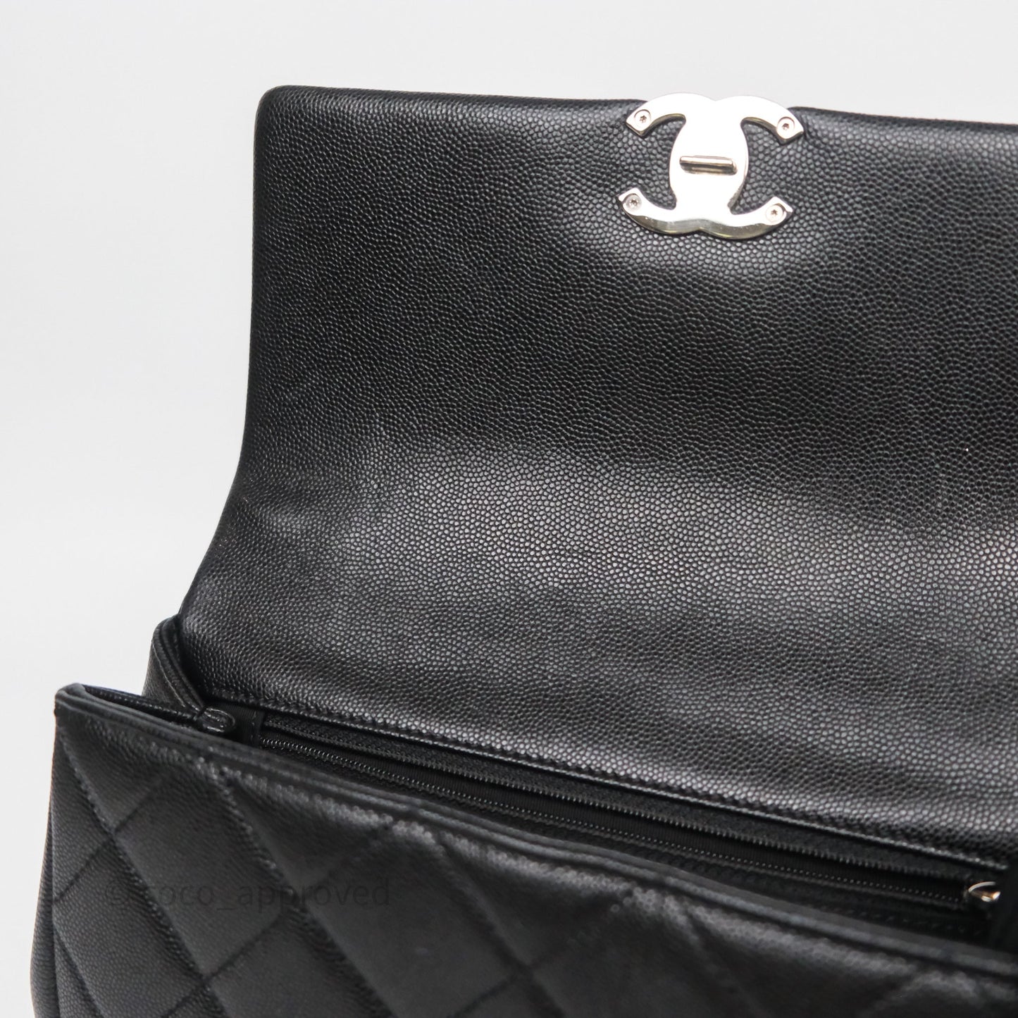 Chanel Quilted My Everything Medium Flap Bag So Black Caviar Incognito Hardware