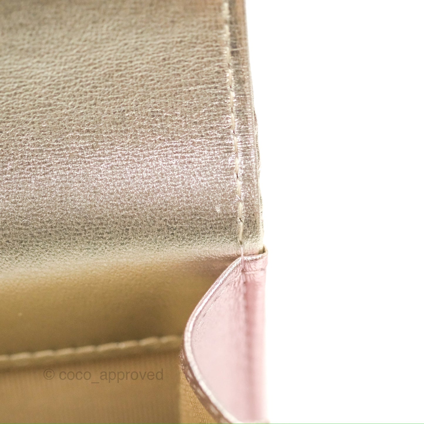 Chanel Waist Belt Bag Metallic Gradient Pink/Silver Lambskin Gold Hardware