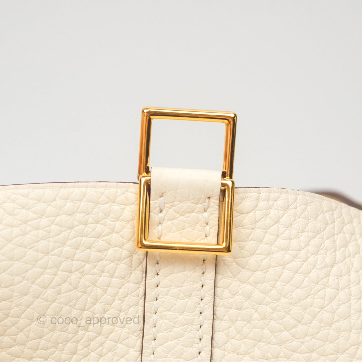Hermès Picotin Lock 18 Nata Taurillon Clemence Gold Hardware