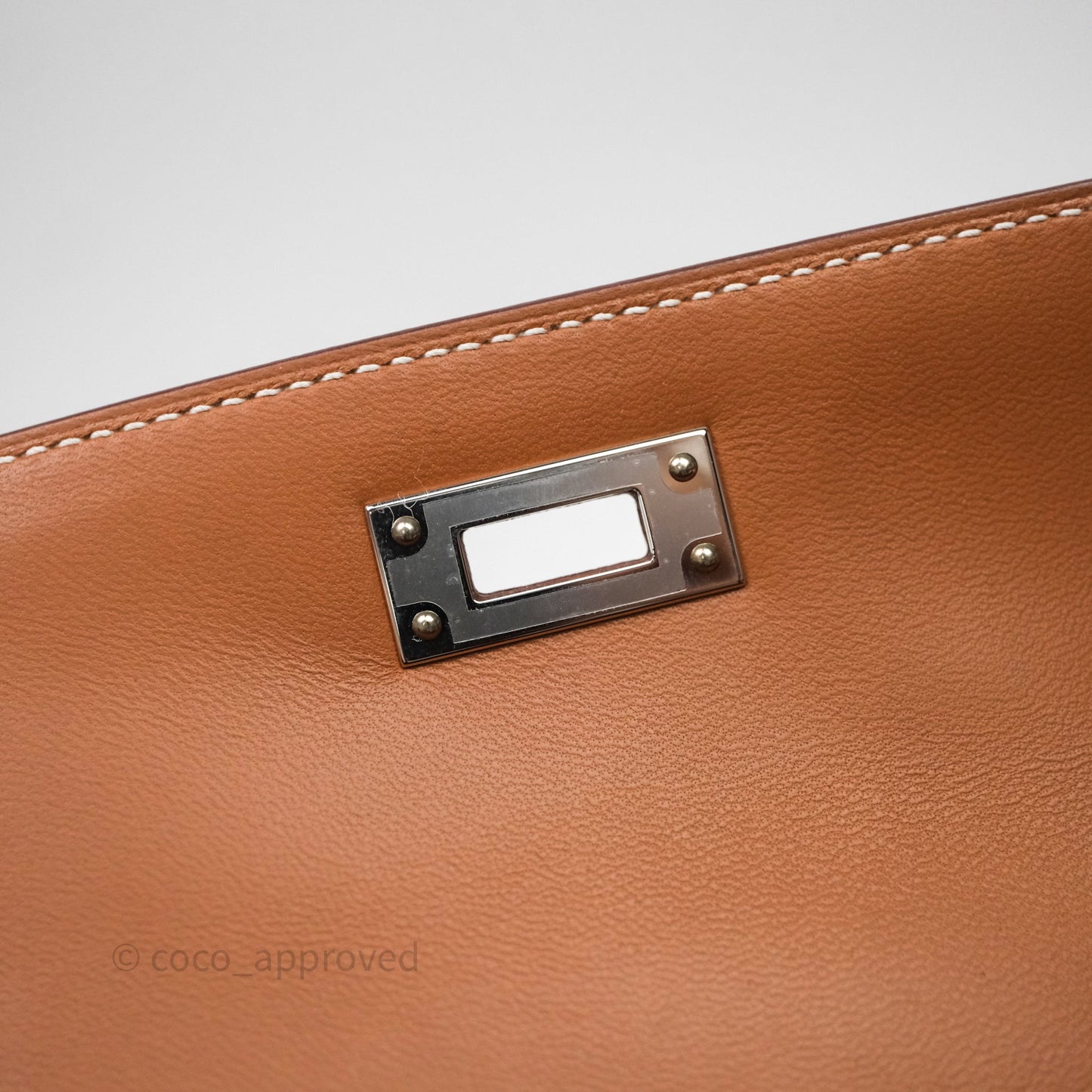 Hermes Kelly Elan Gold Madame Palladium Hardware