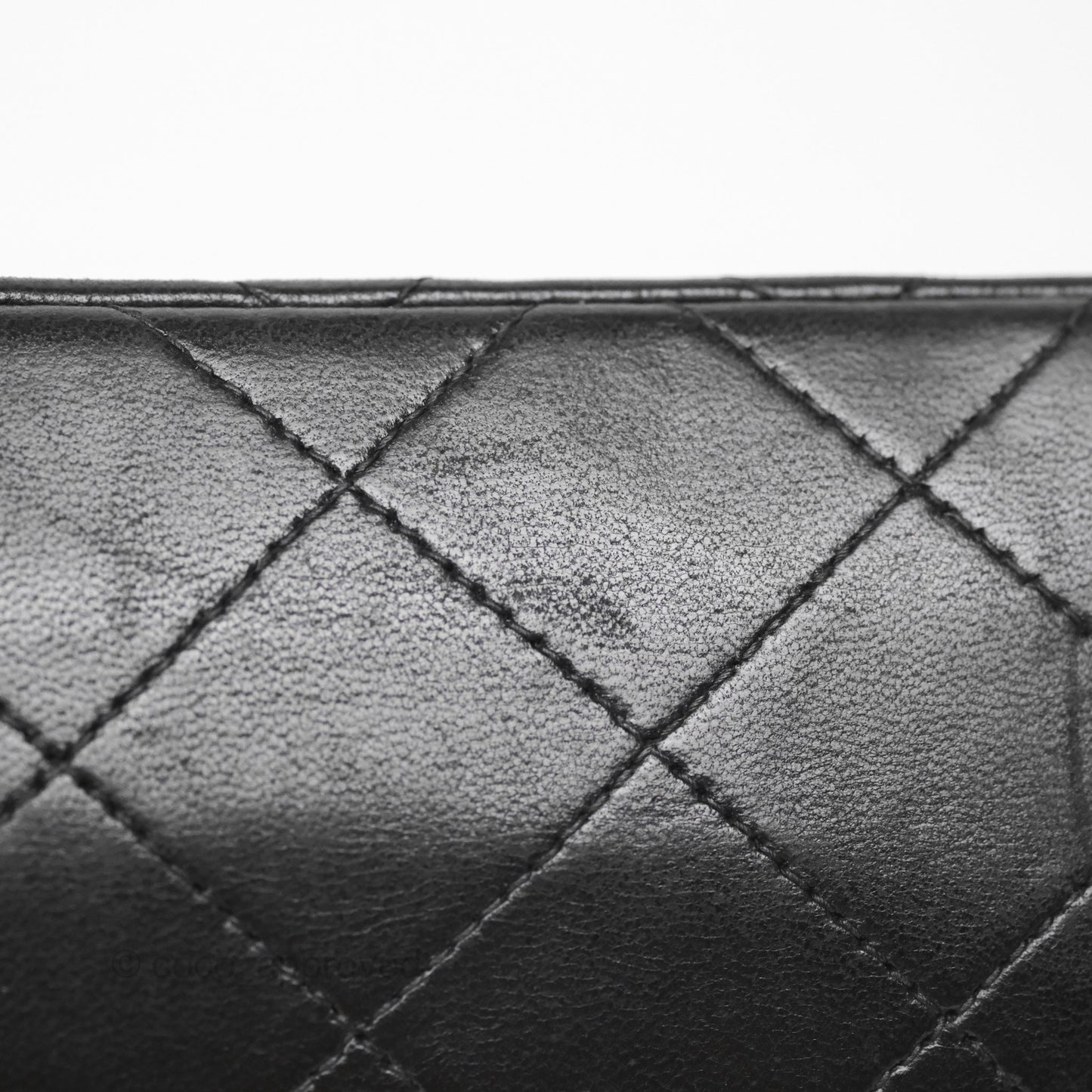 Chanel Vintage Mini Square Black Lambskin 24K Gold Hardware