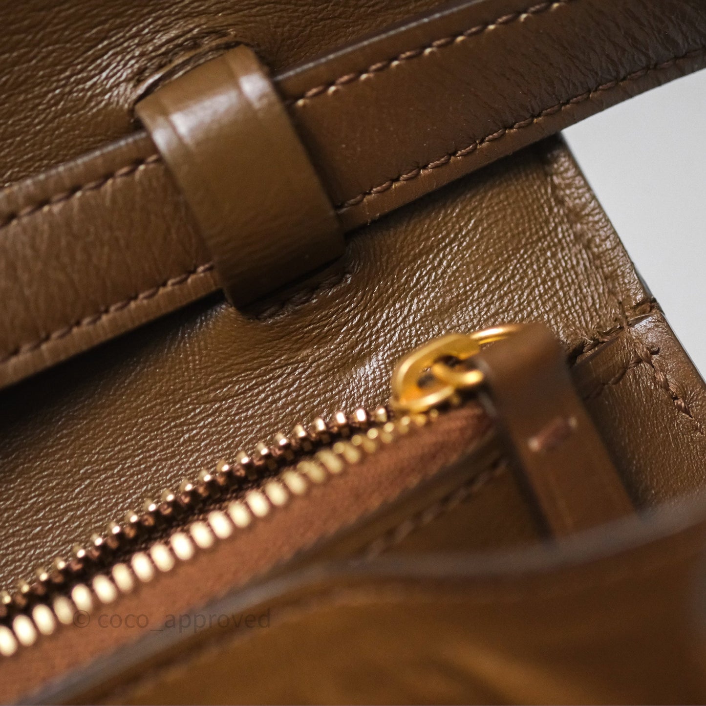 Celine Medium Classic Box Flap Caramel Calfskin